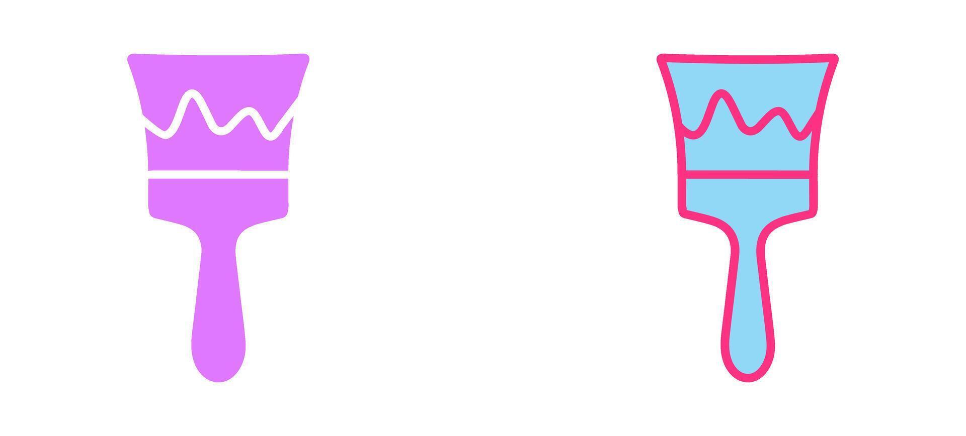Brush Icon Design vector