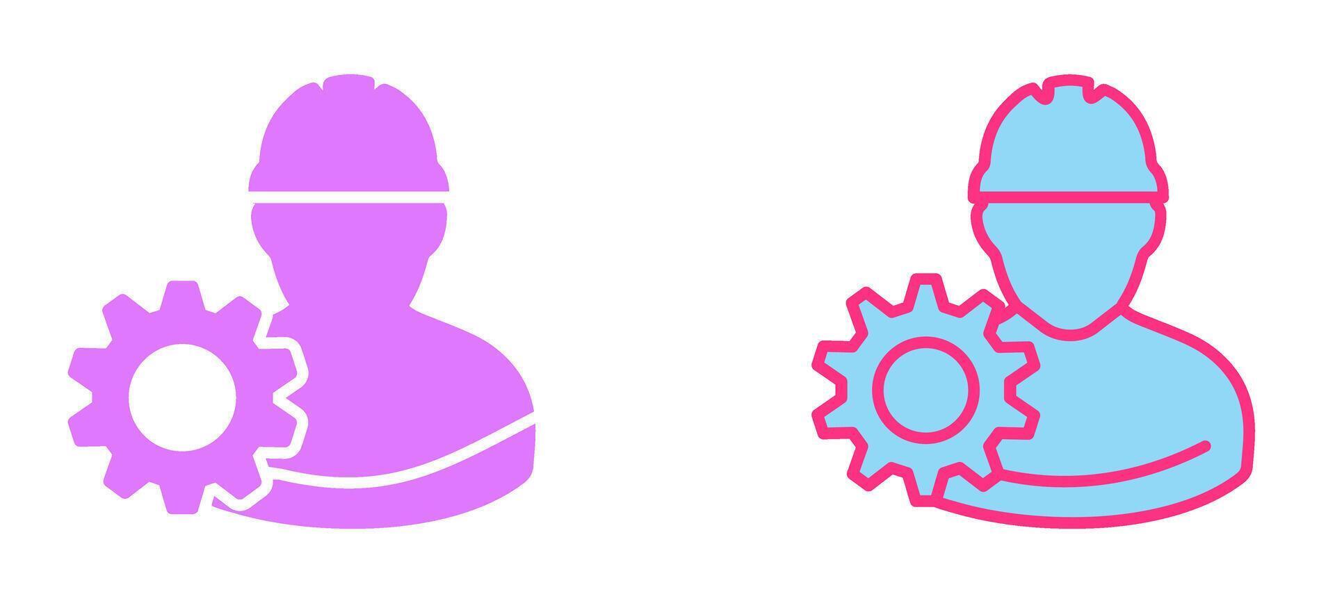 Engineer Icon Design vector