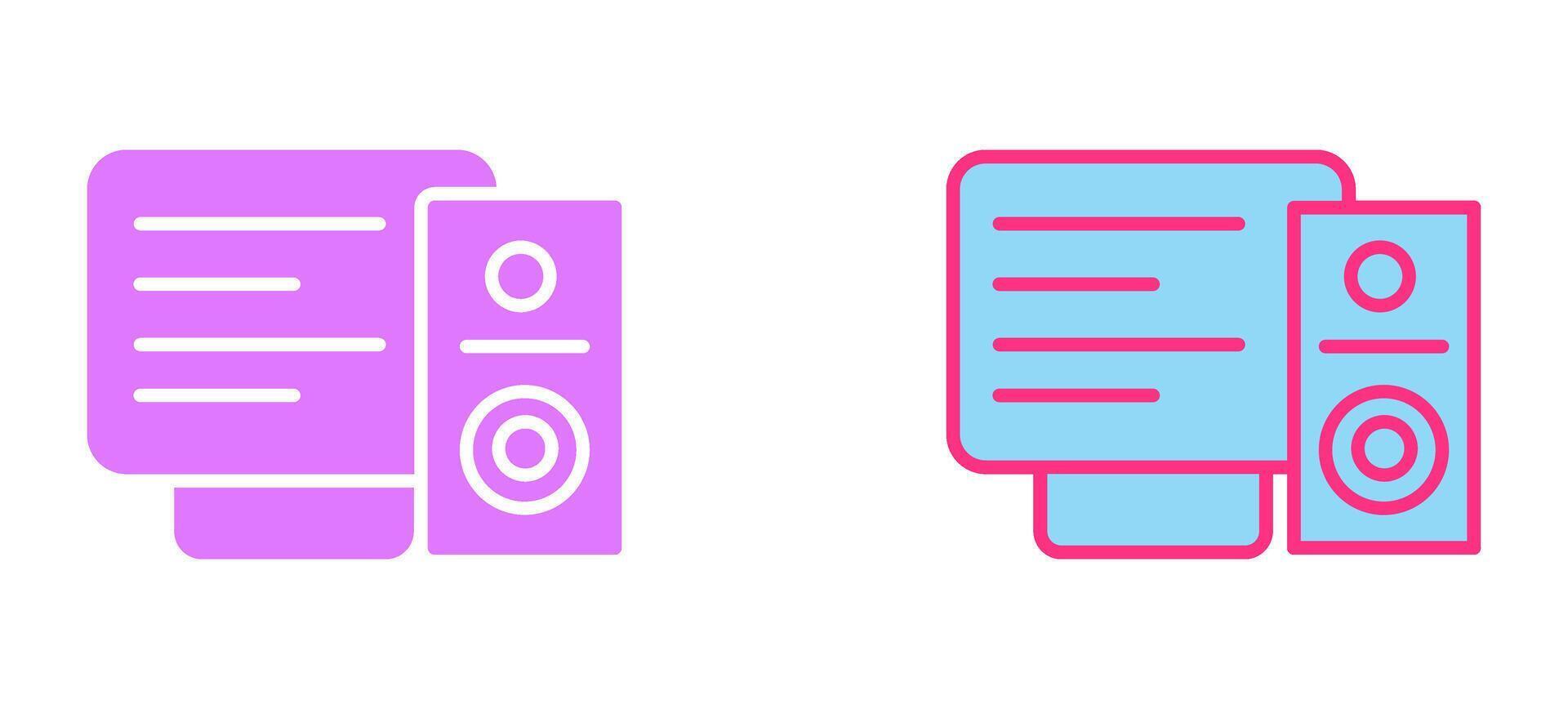 Speaker Icon Design vector