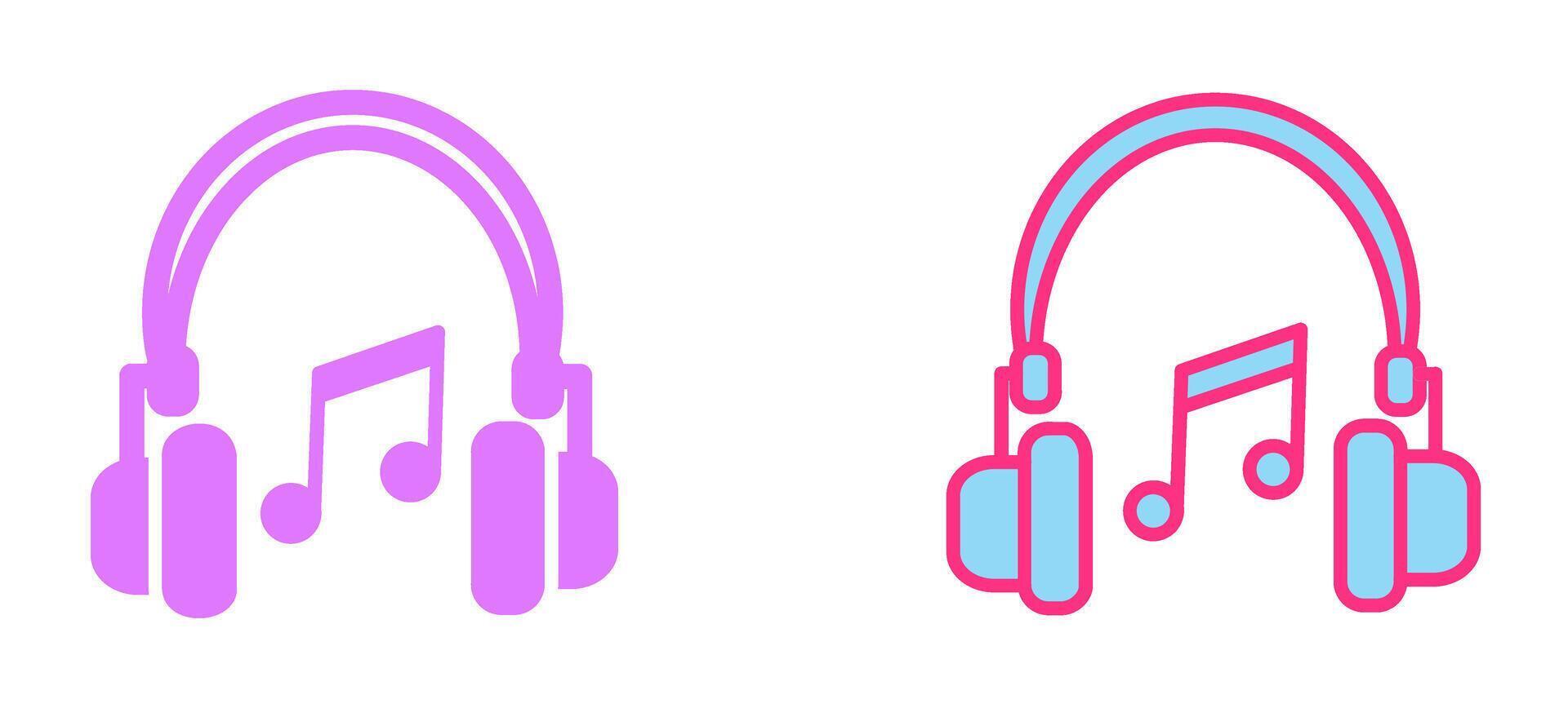 Headphone Icon Design vector