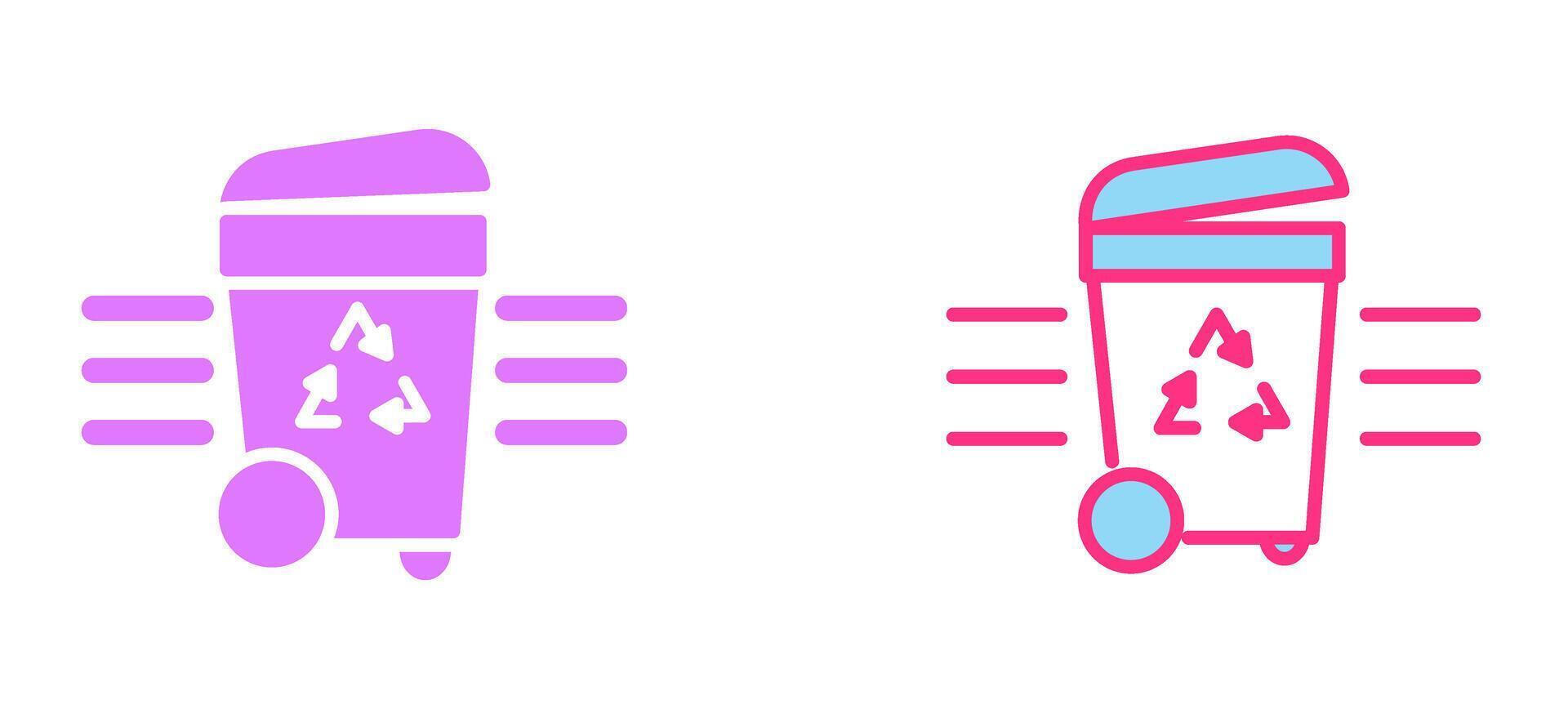 Garbage Icon Design vector