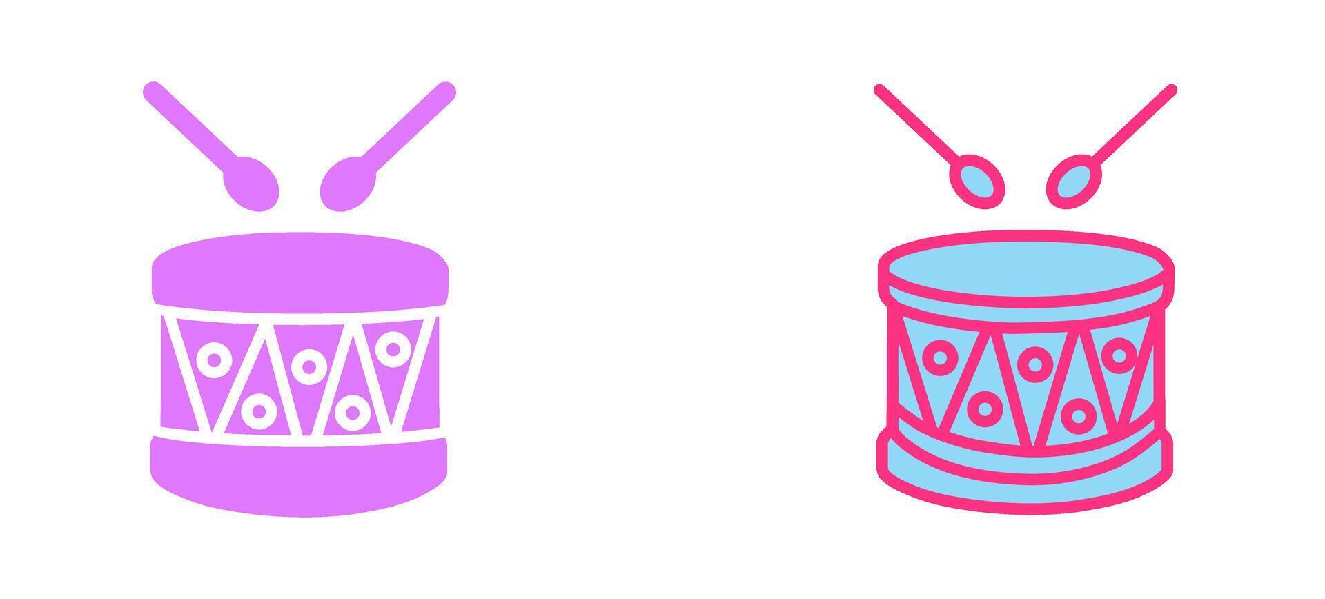 Drums Icon Design vector