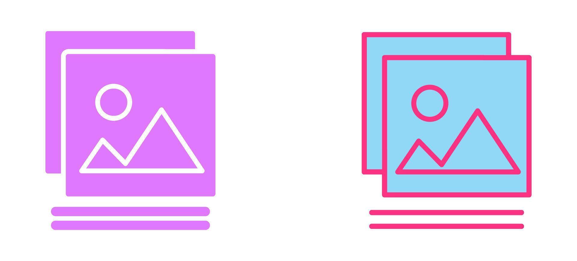 Gallery Icon Design vector