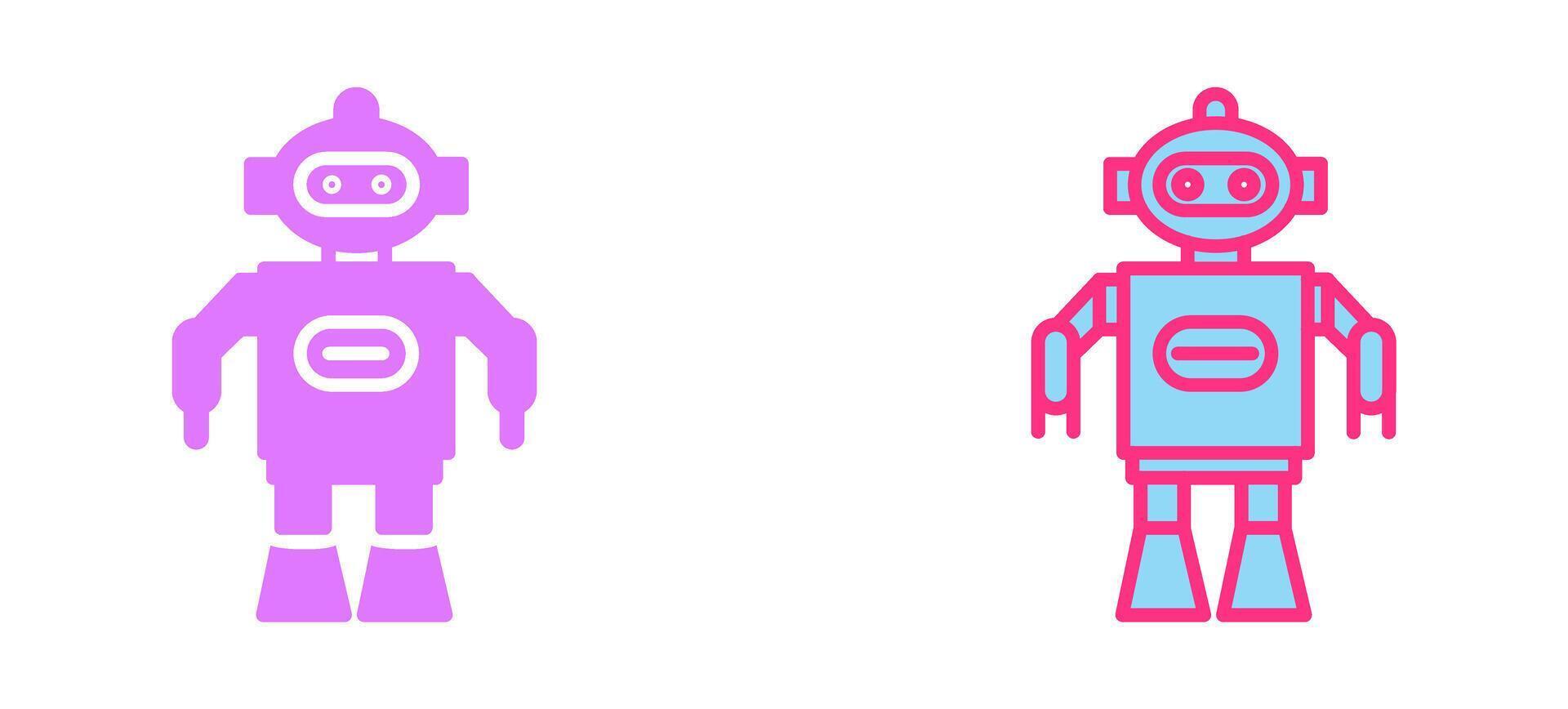 Robotic Icon Design vector
