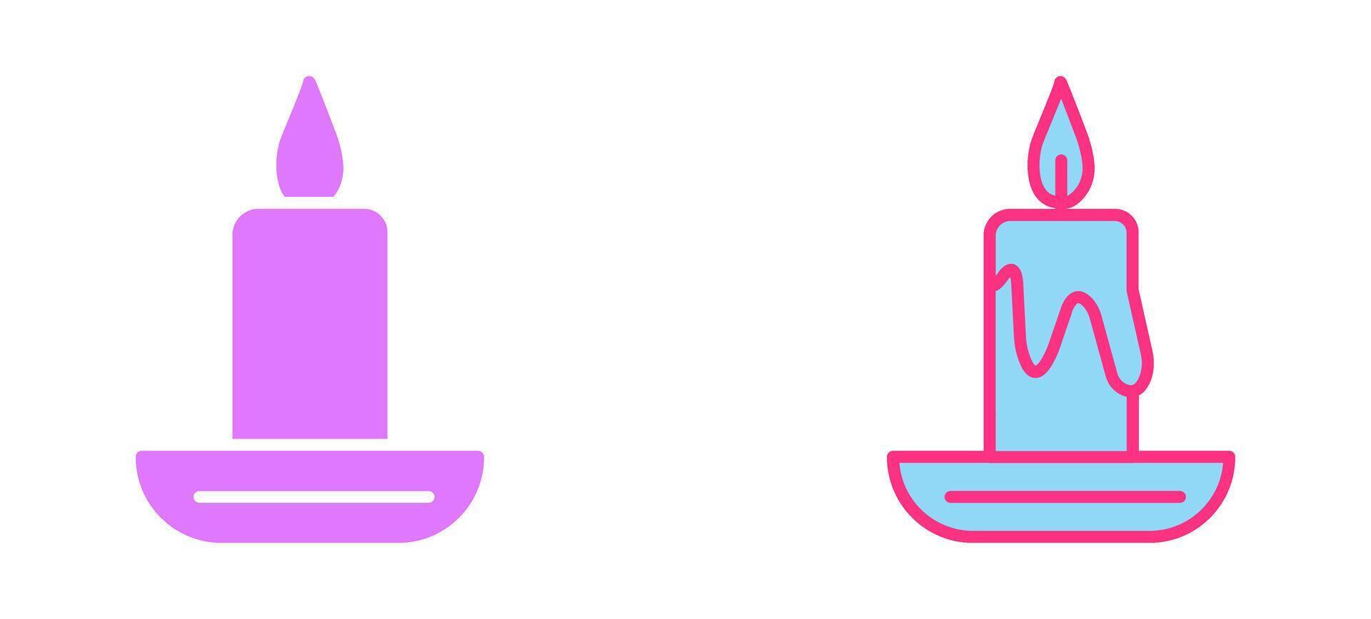 Candle Icon Design vector