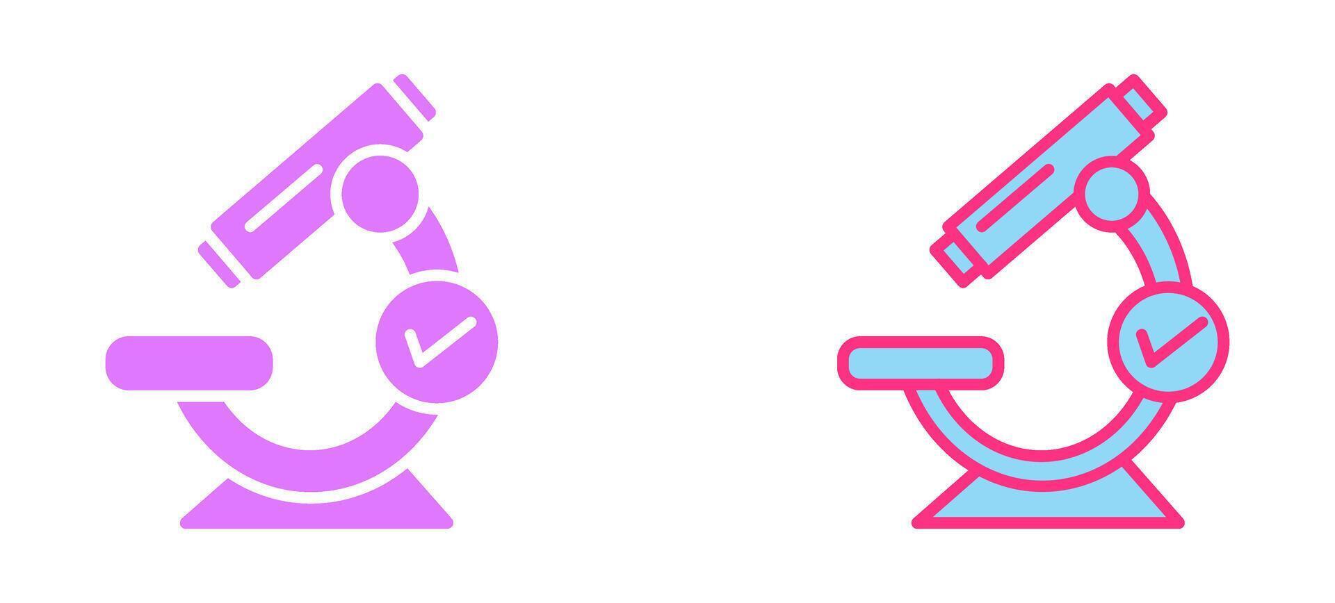 Microscope Icon Design vector