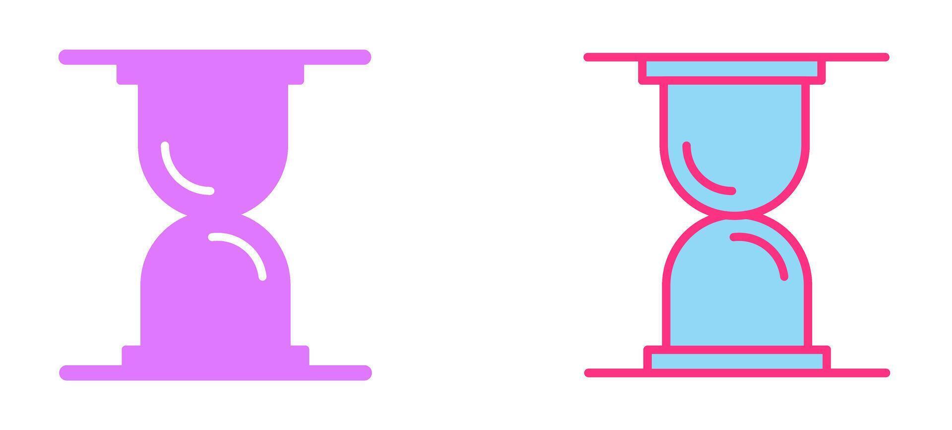 Hourglass Icon Design vector