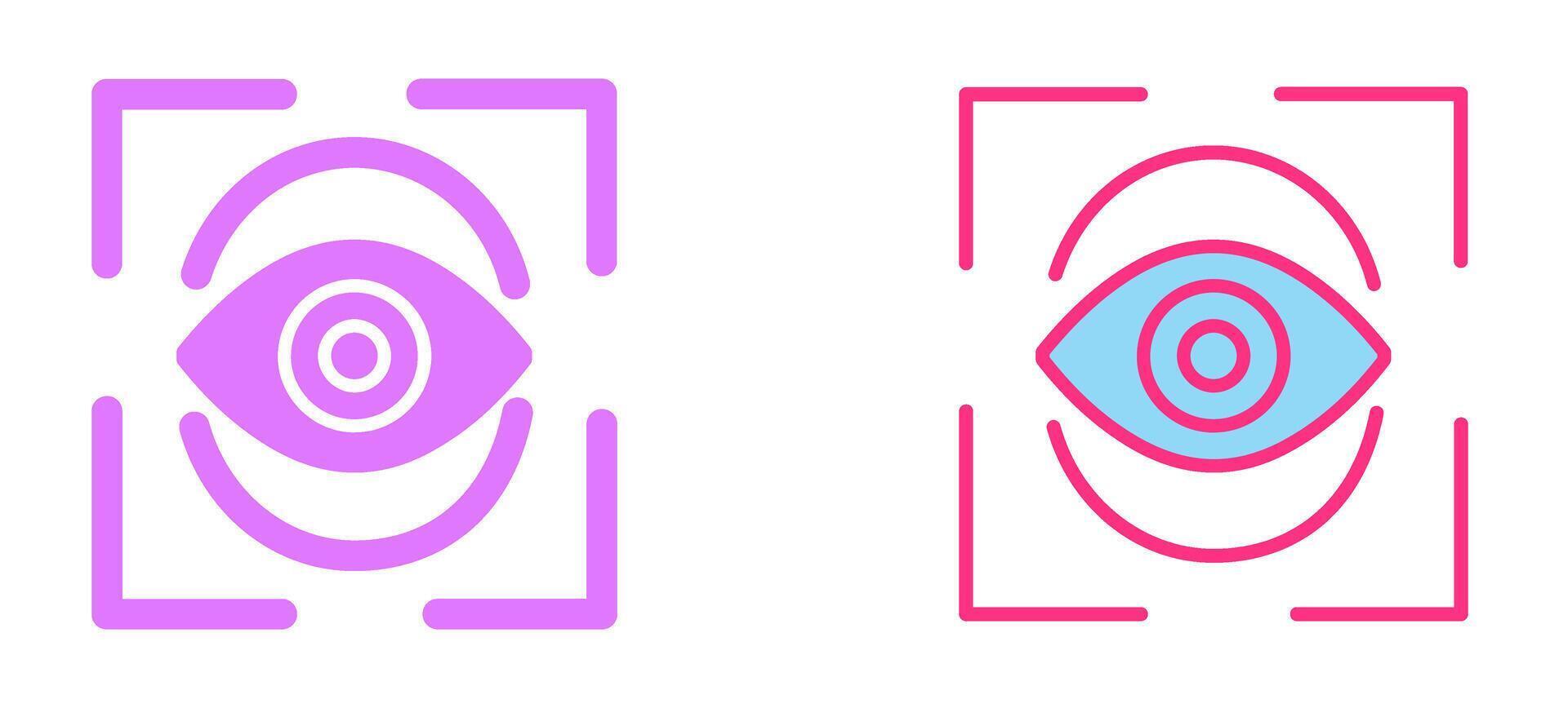 Vision Icon Design vector