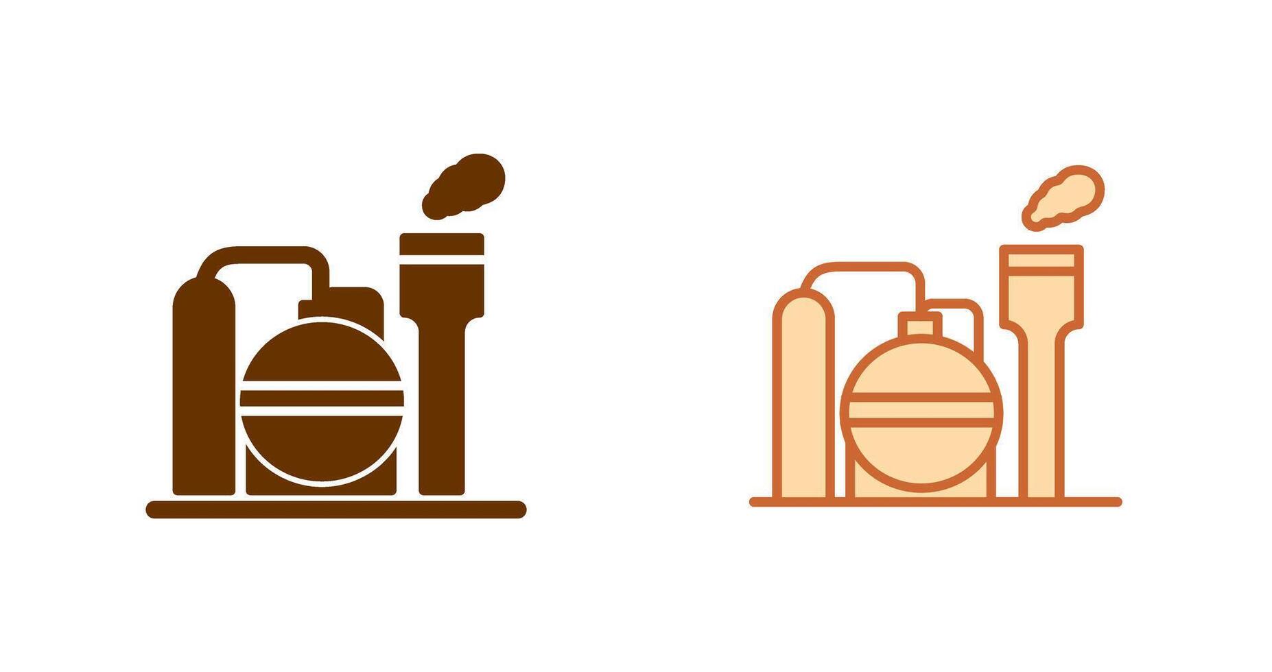 Refinery Icon Design vector