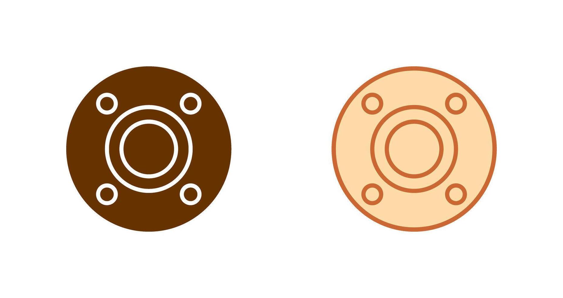 Flange Icon Design vector