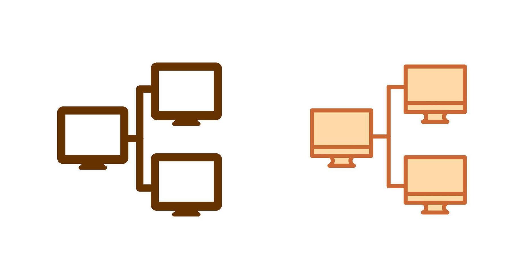 Network Icon Design vector