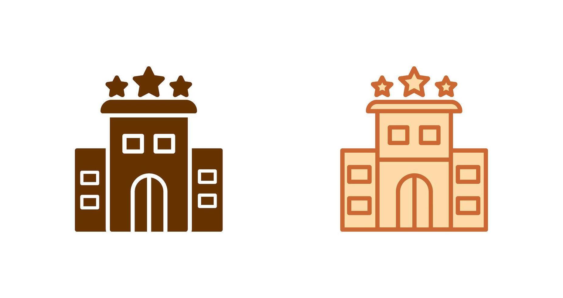 diseño de icono de hotel vector