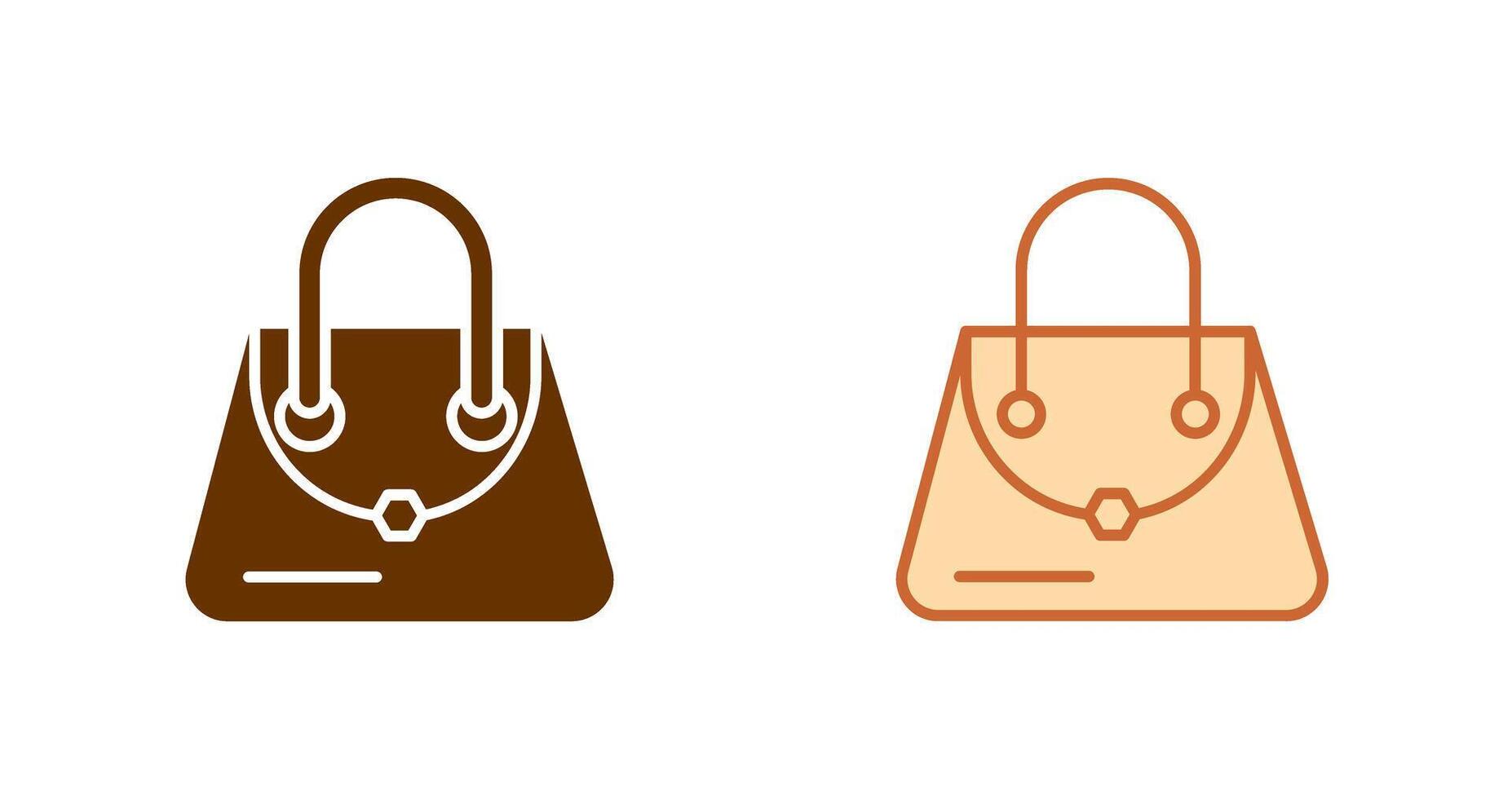 Handbag Icon Design vector