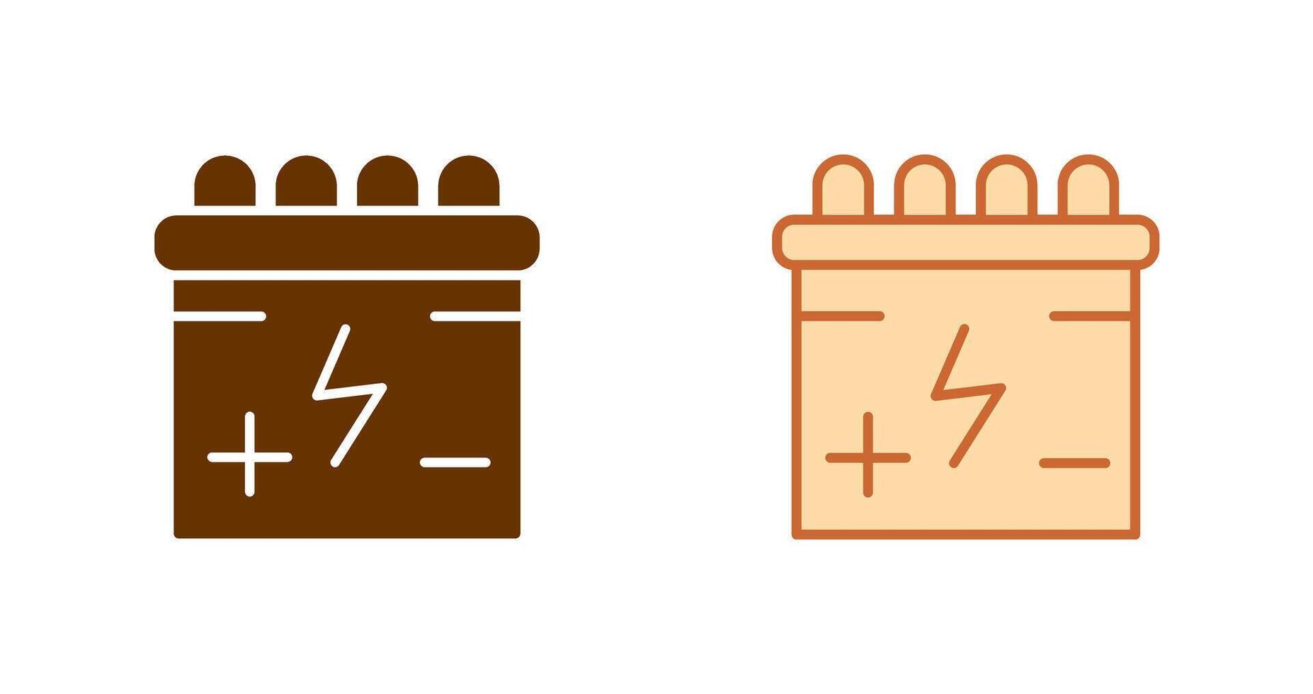 Batteries Icon Design vector