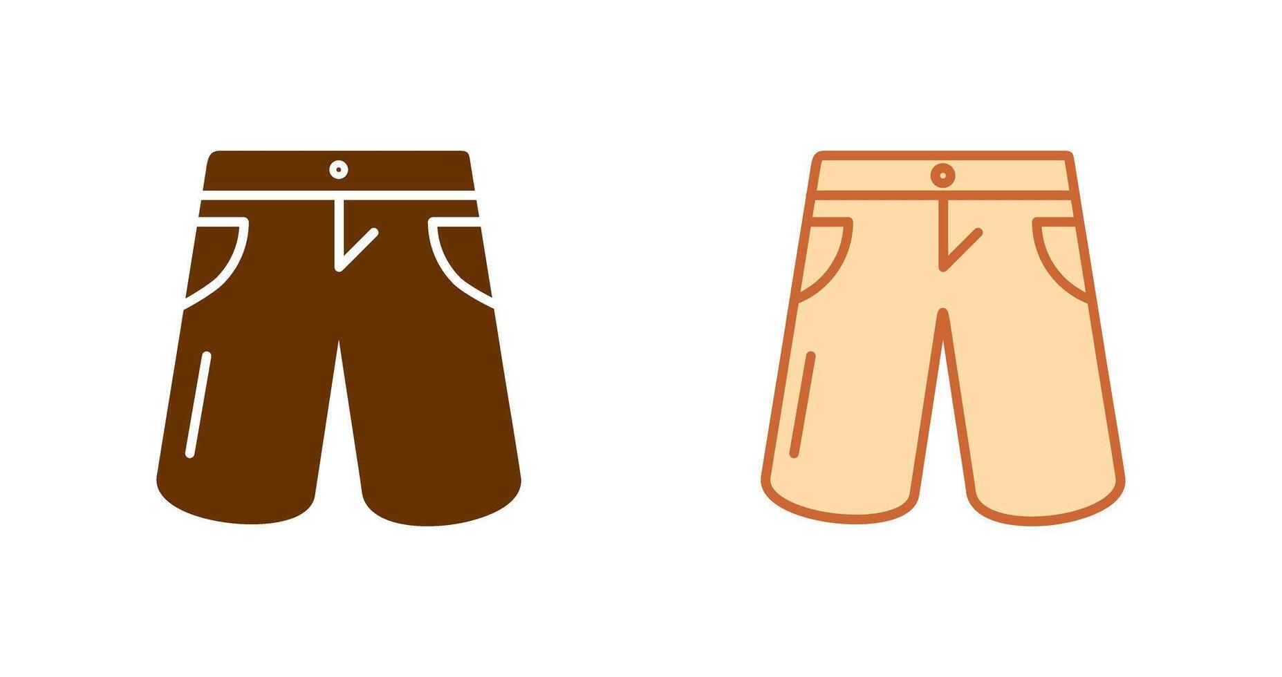 Shorts Icon Design vector