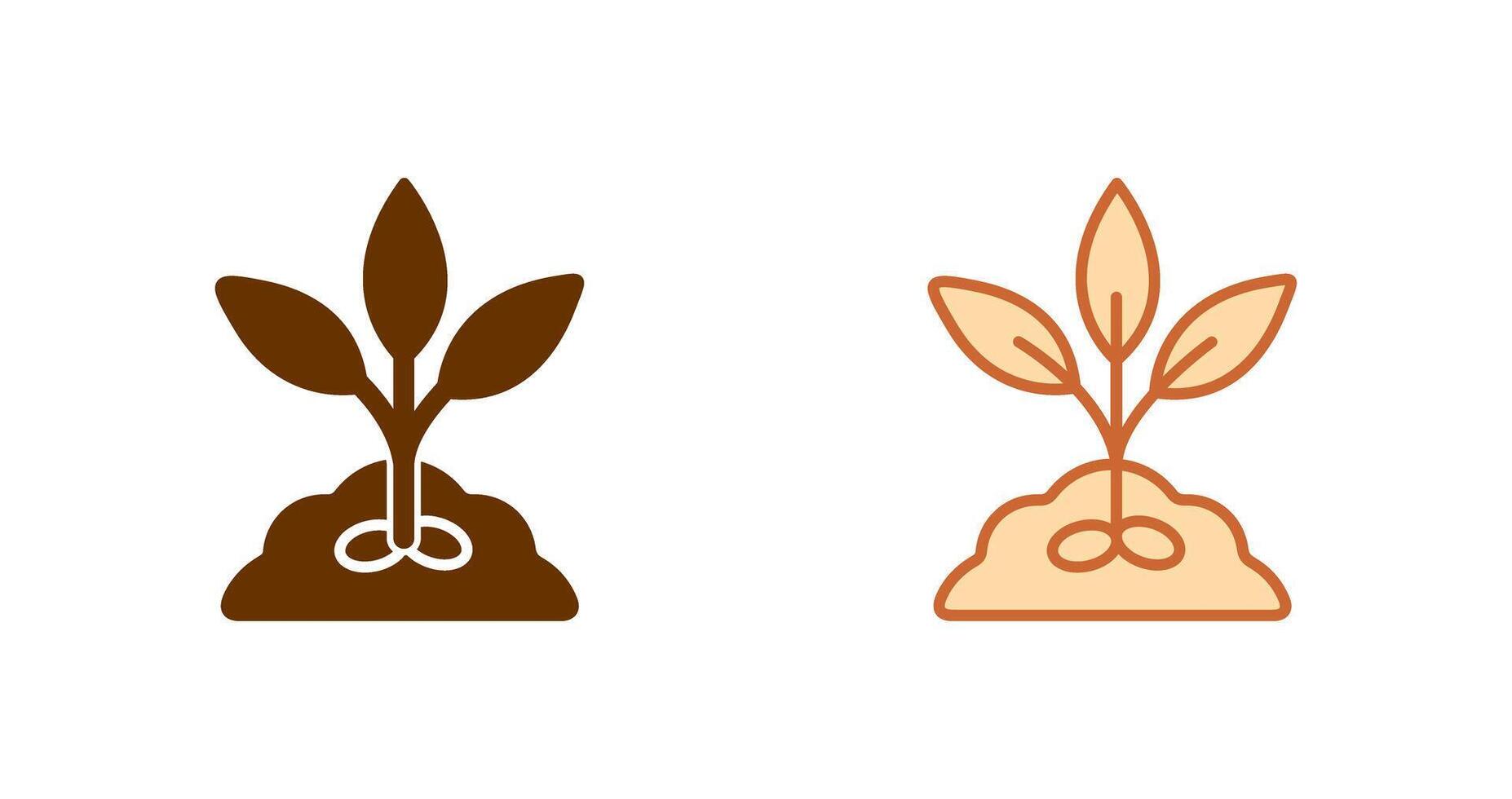 Seed Icon Design vector