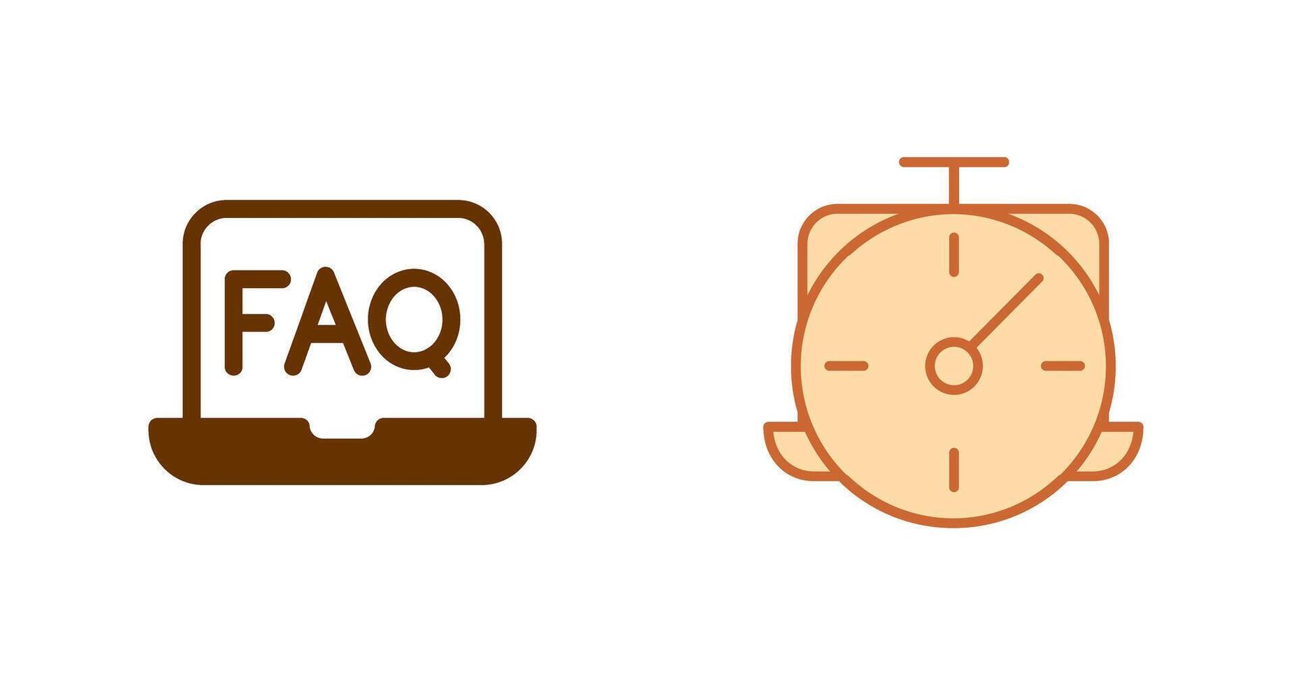 FAQ Icon Design vector