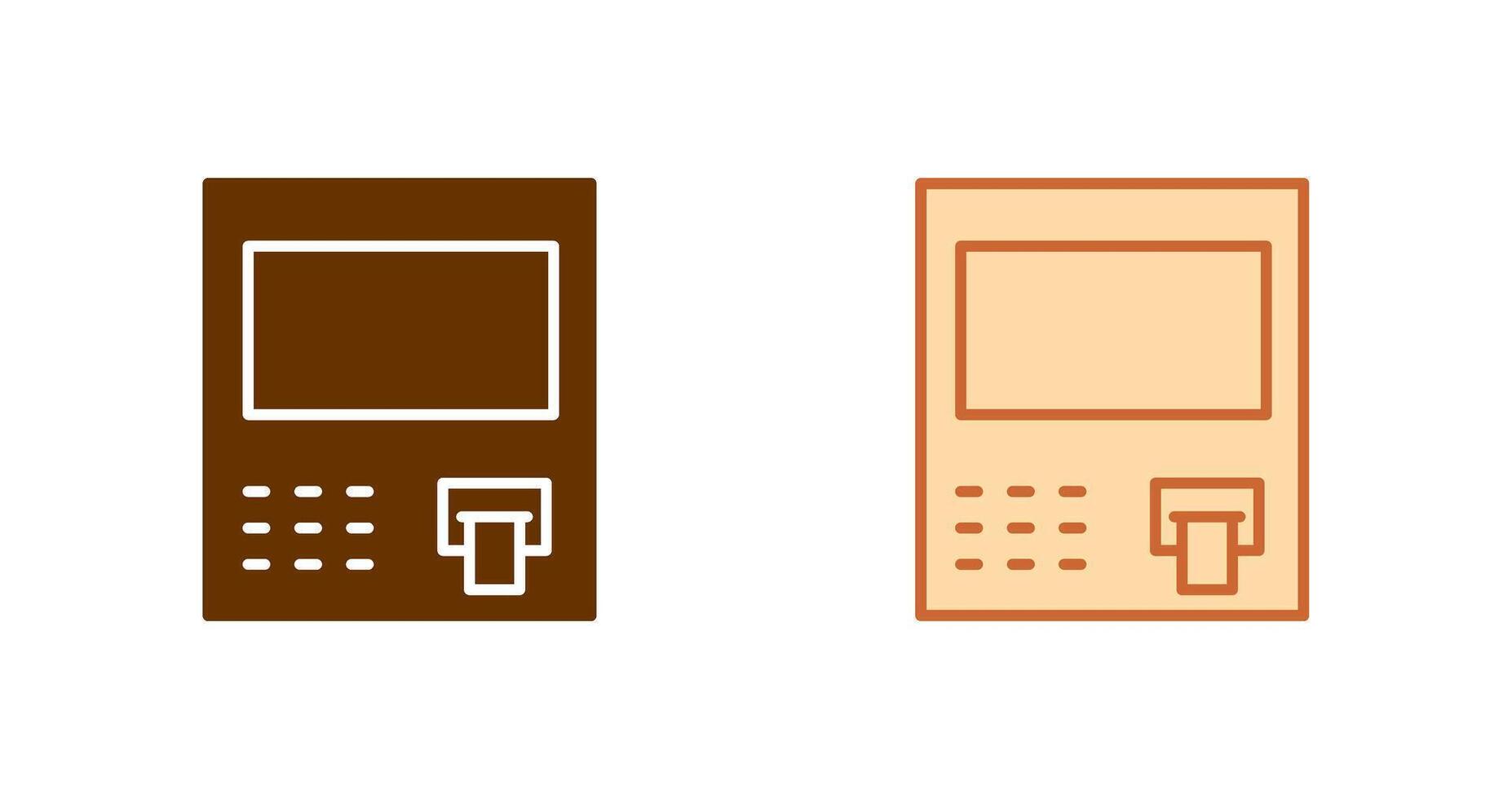 ATM Icon Design vector