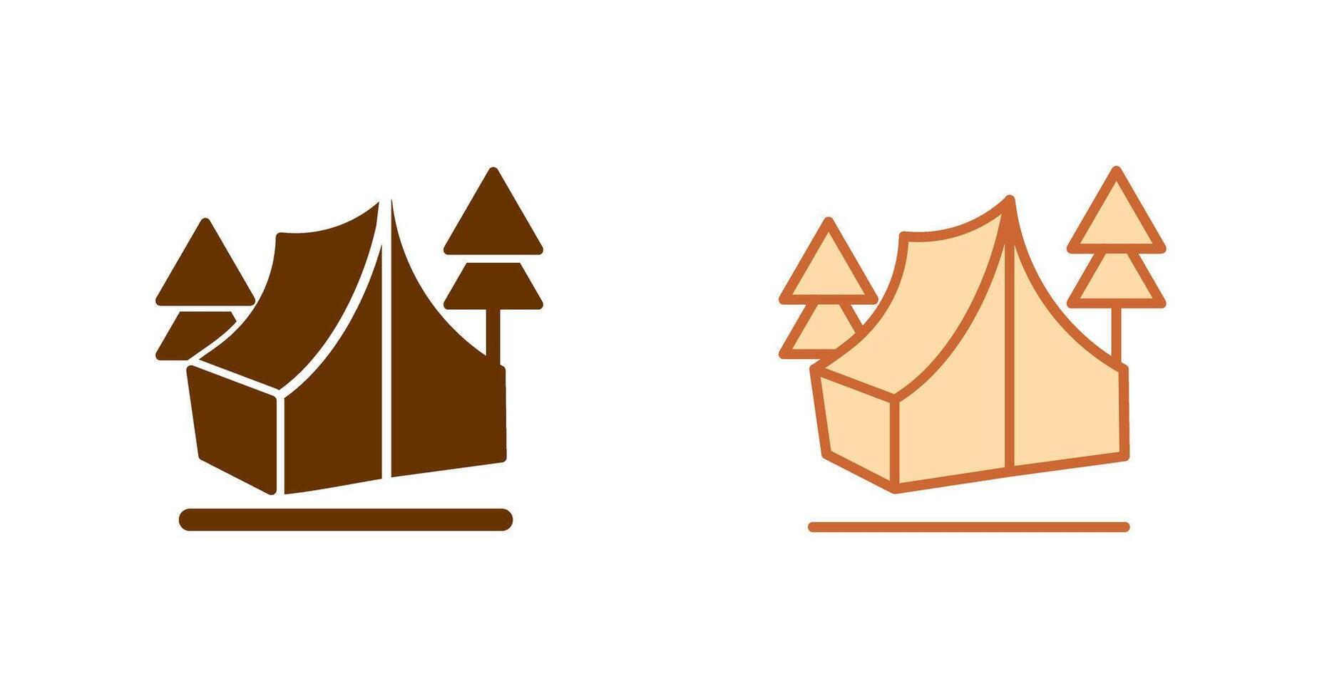 Camp Icon Design vector