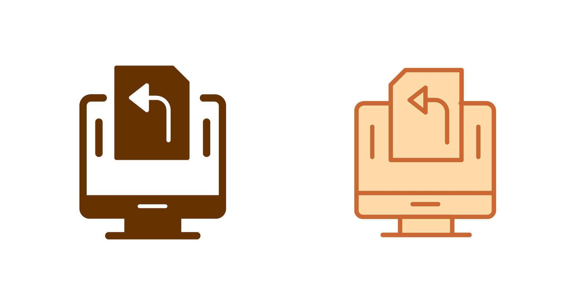 Left Icon Design vector