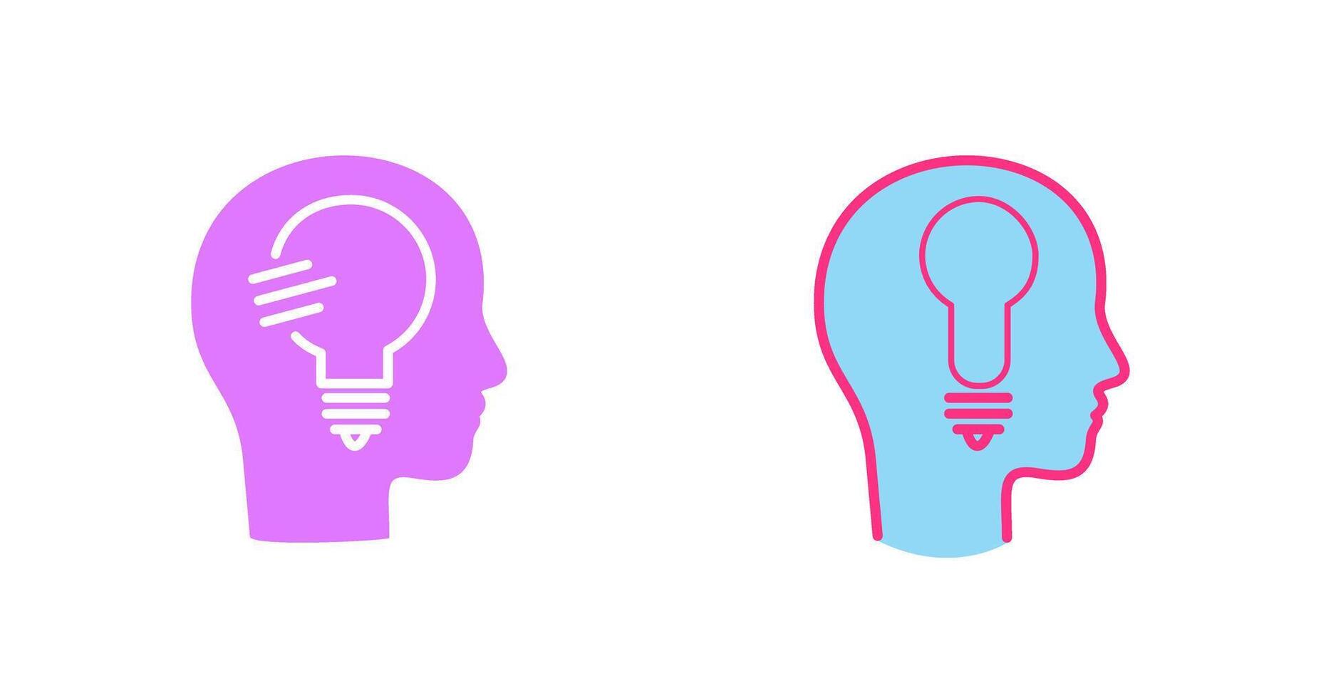 Thinking Icon Design vector