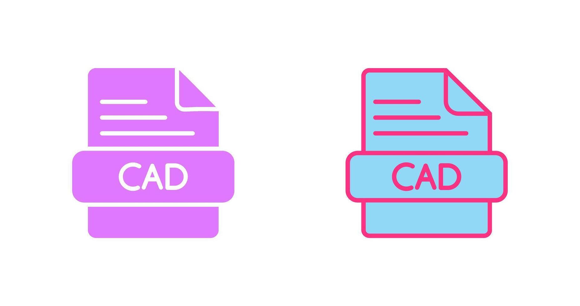 CAD Icon Design vector