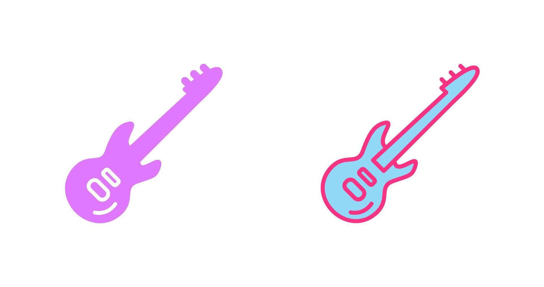 diseño de icono de guitarra vector