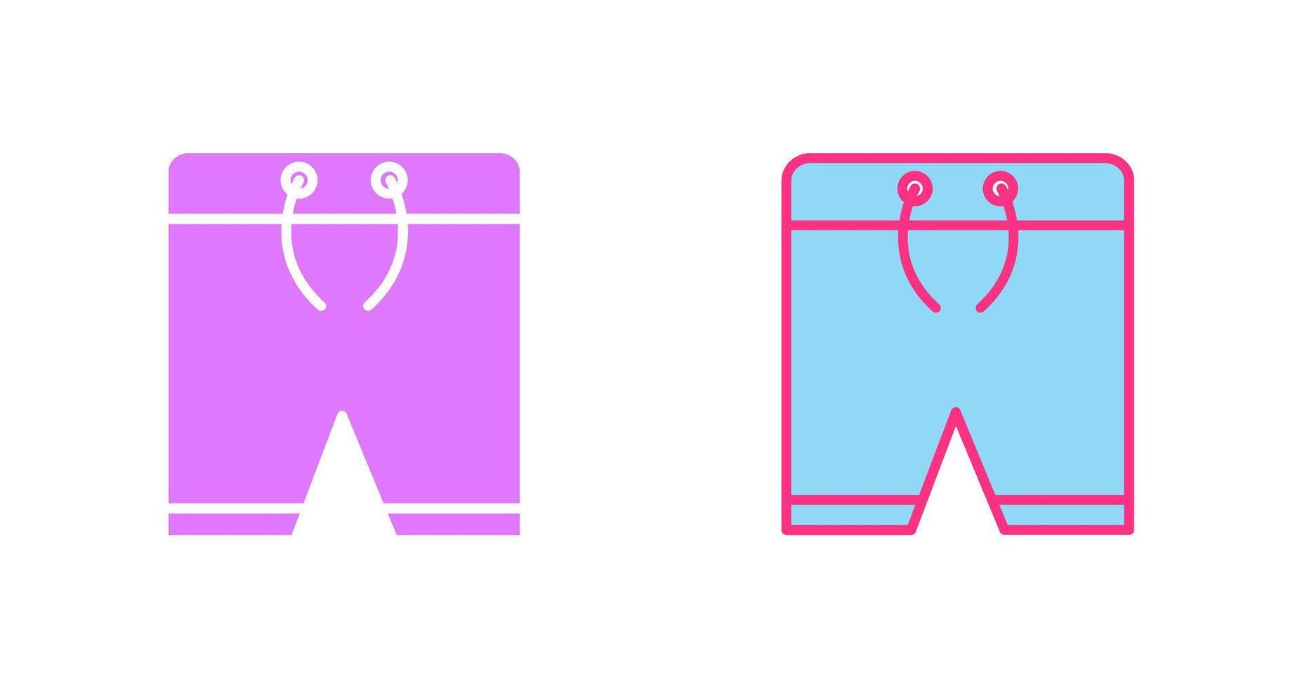 Shorts Icon Design vector