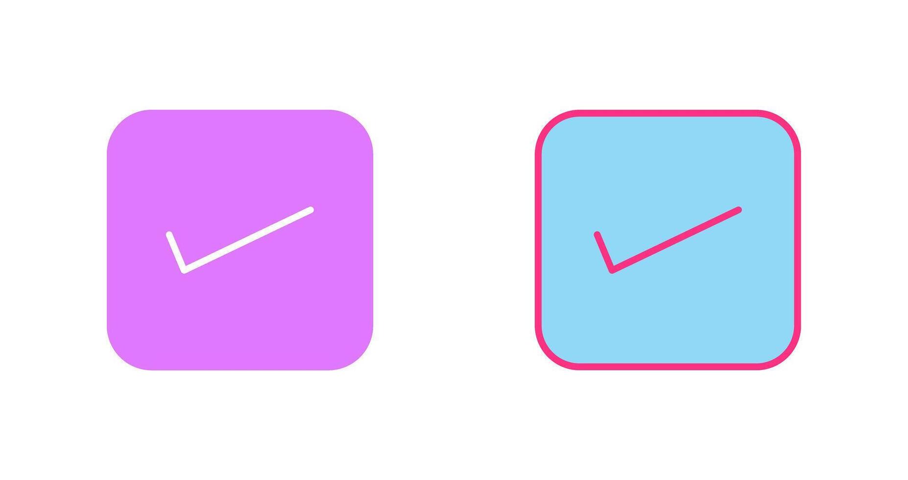 Checkbox Icon Design vector