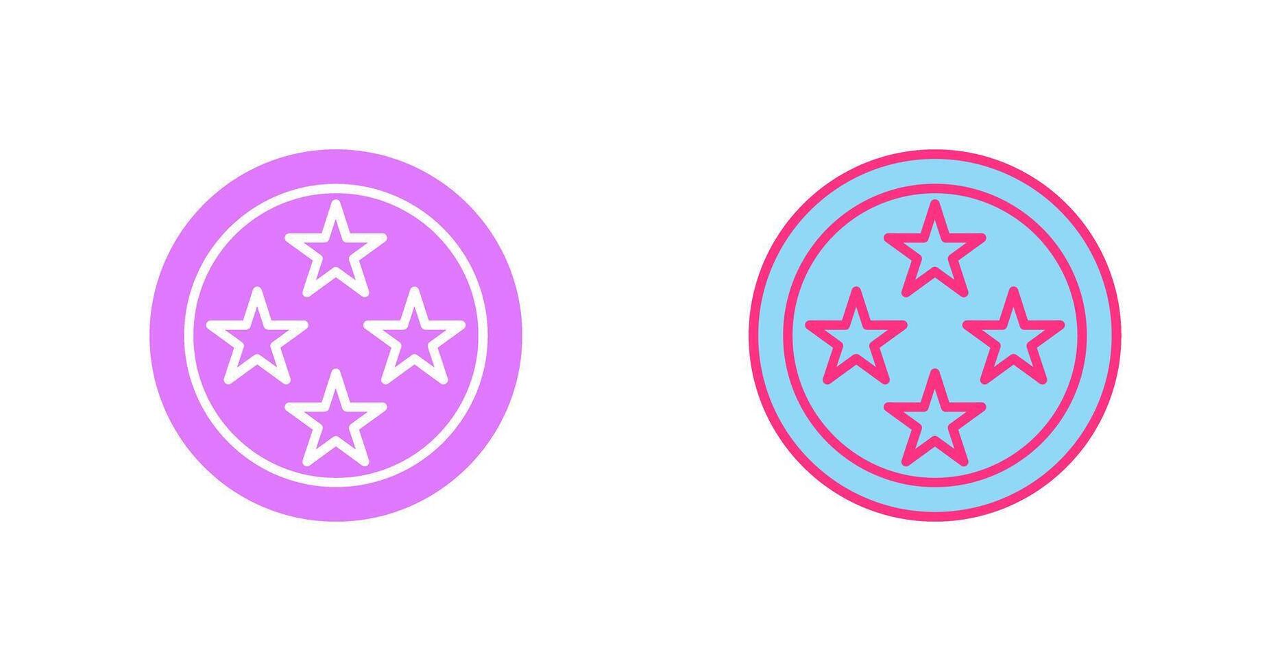 diseño de icono de estrellas vector