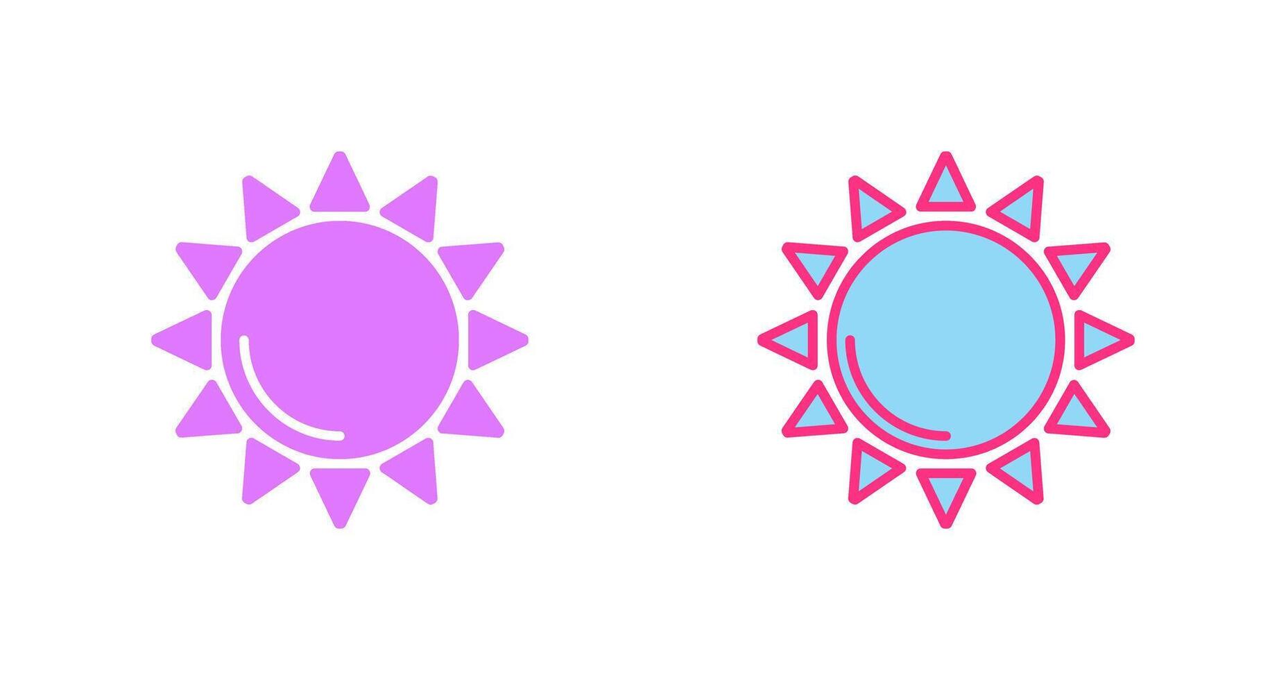 Sun Icon Design vector