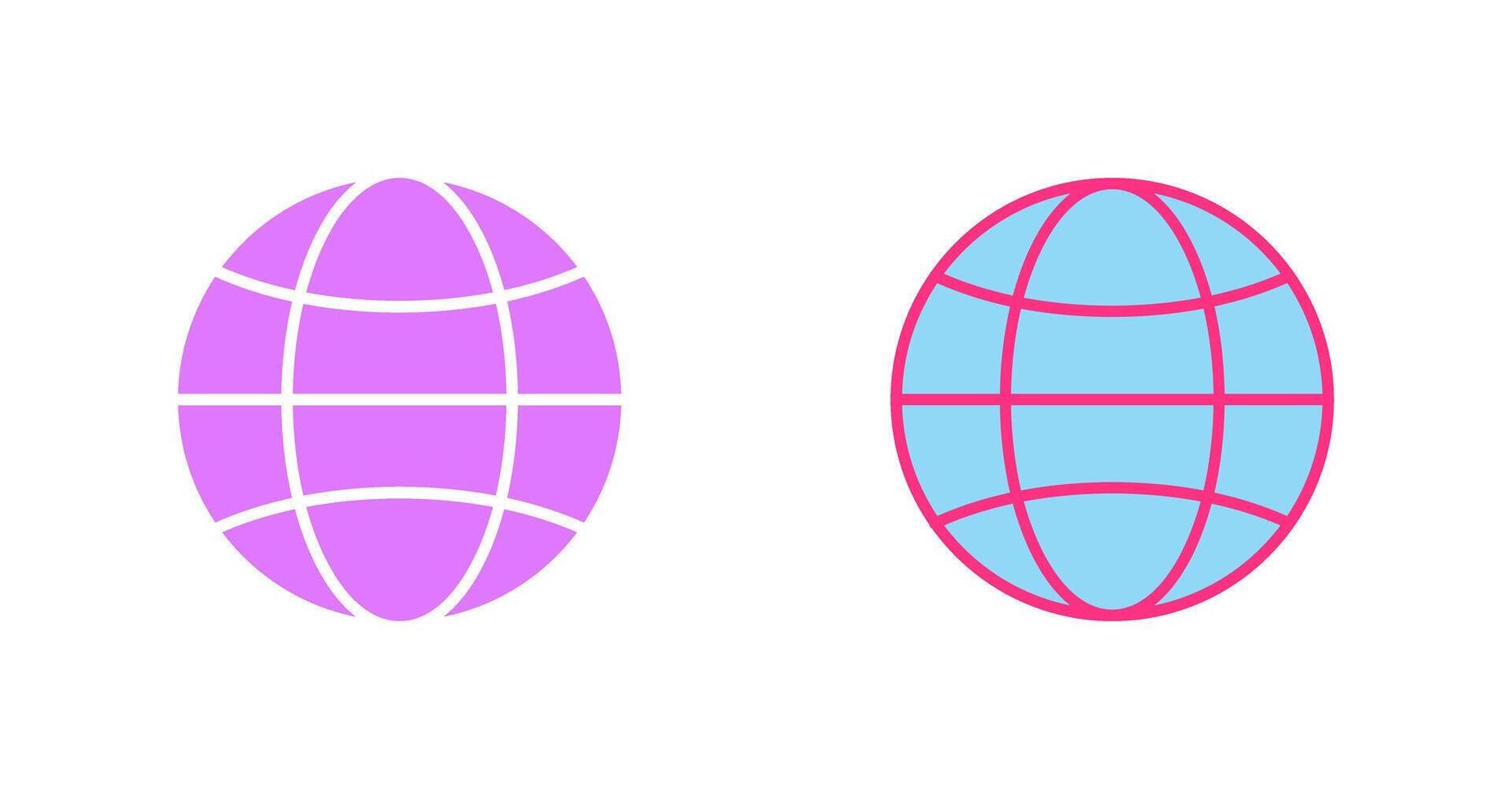 Earth Icon Design vector
