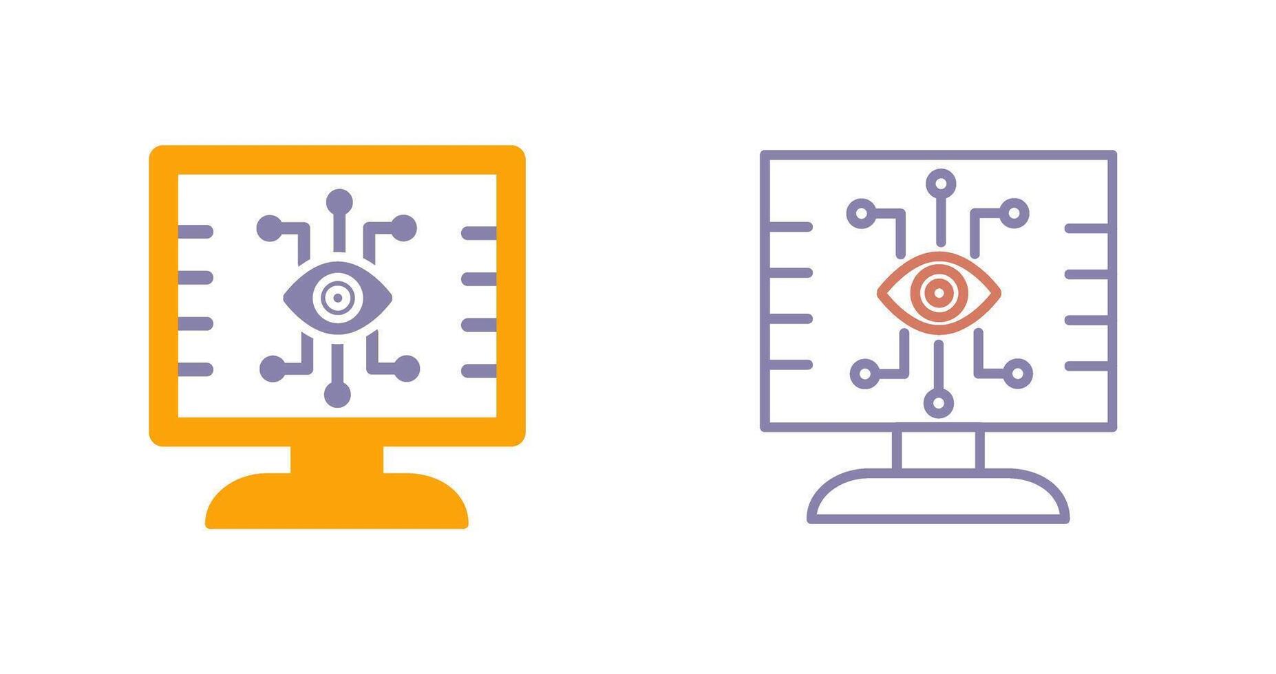 Vision Icon Design vector