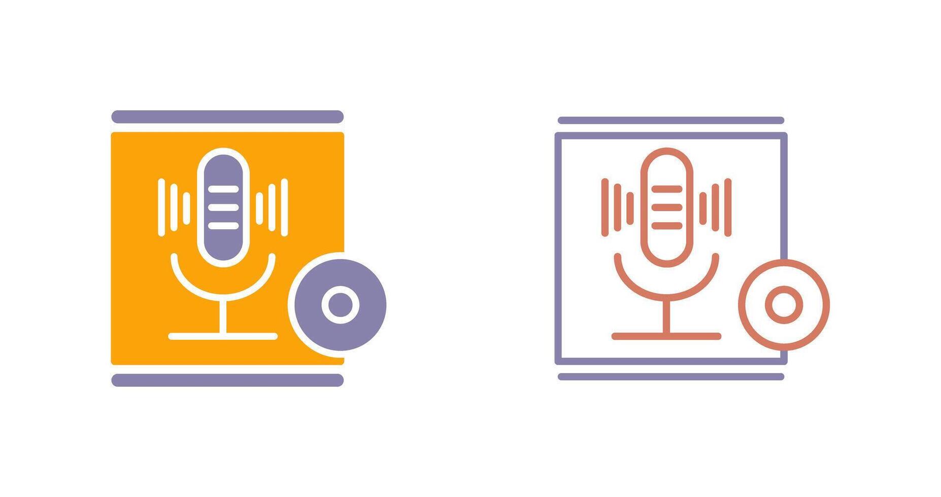 Recording Icon Design vector