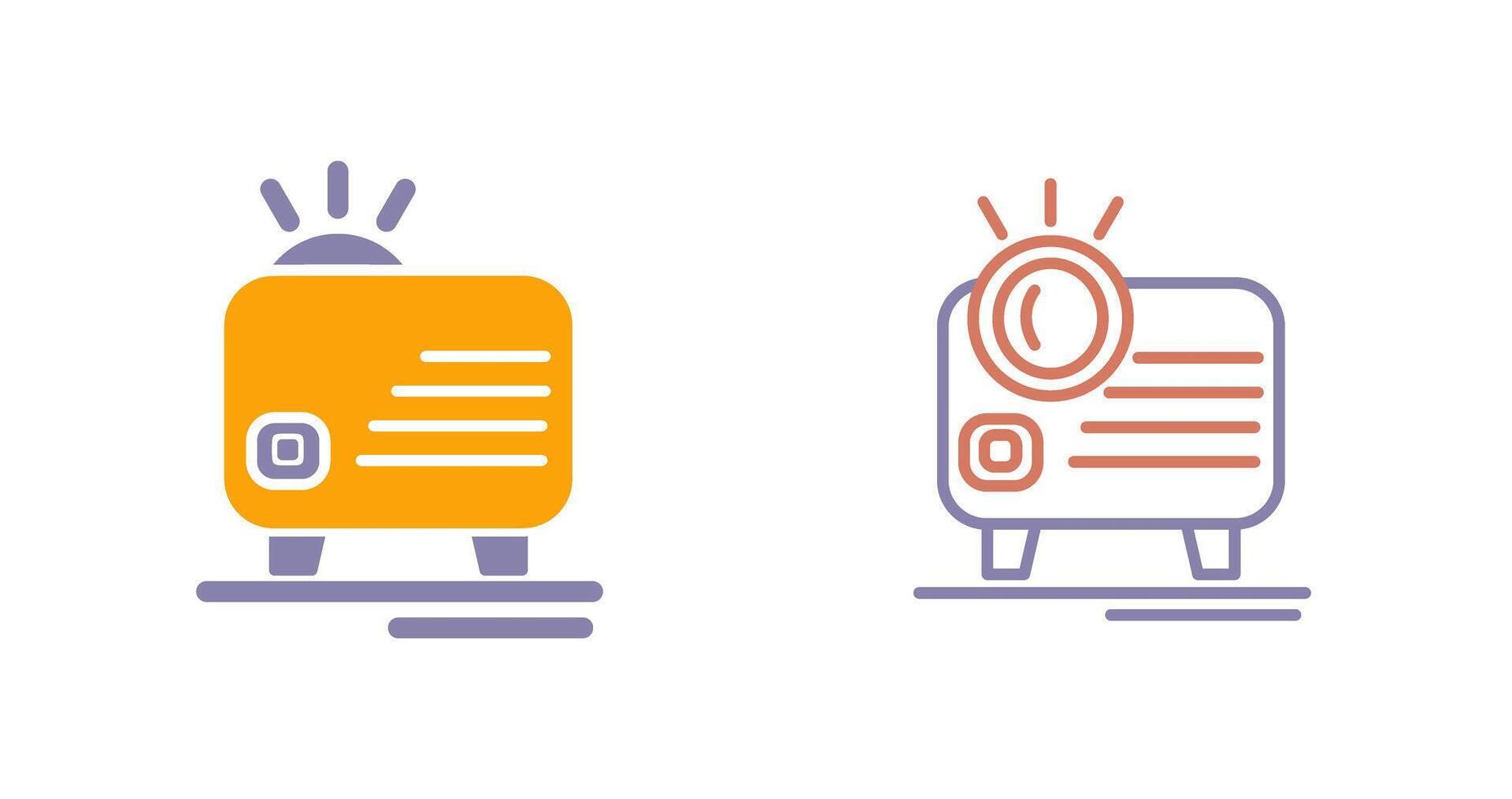 Projector Icon Design vector
