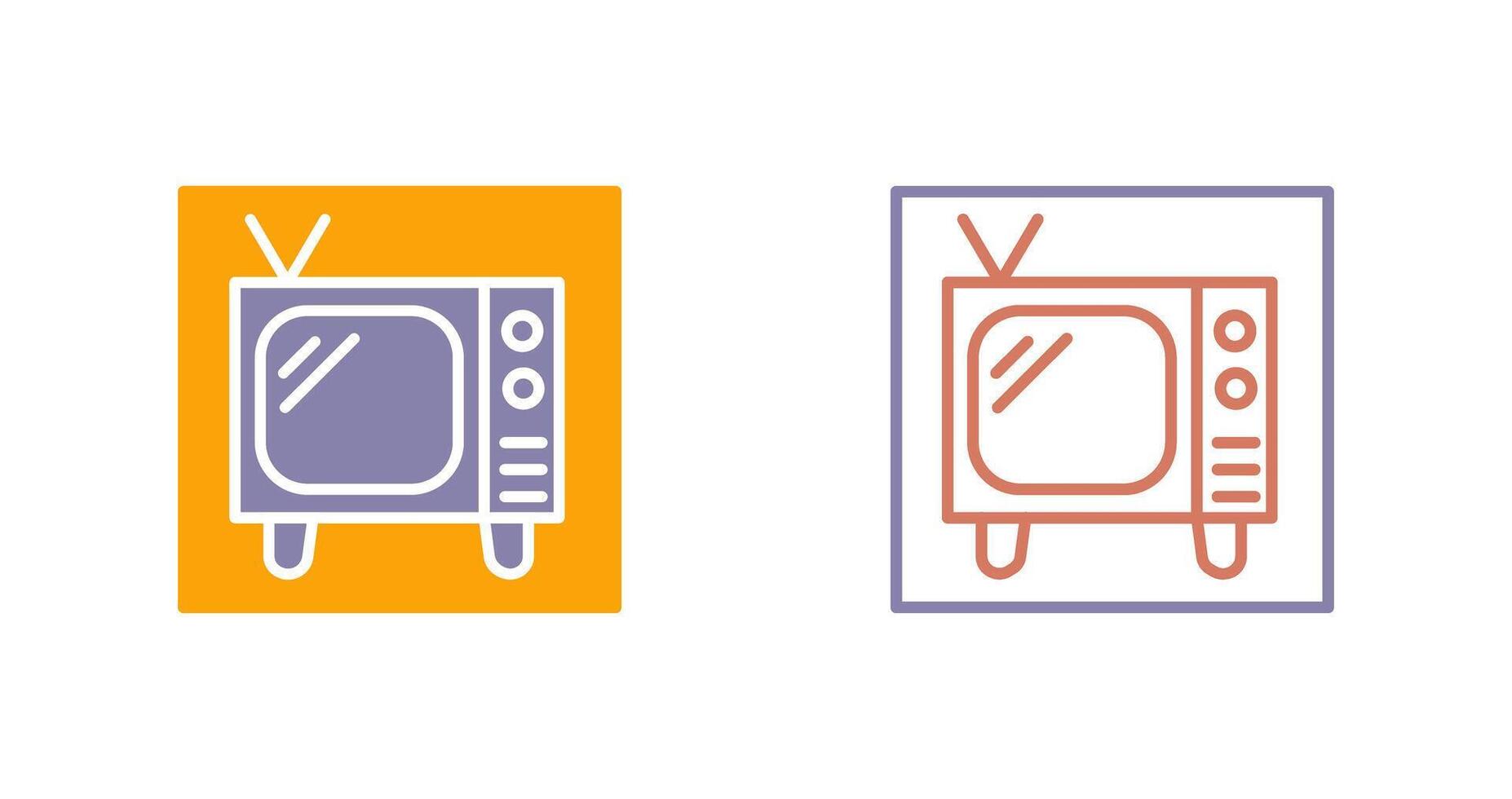 Television Icon Design vector