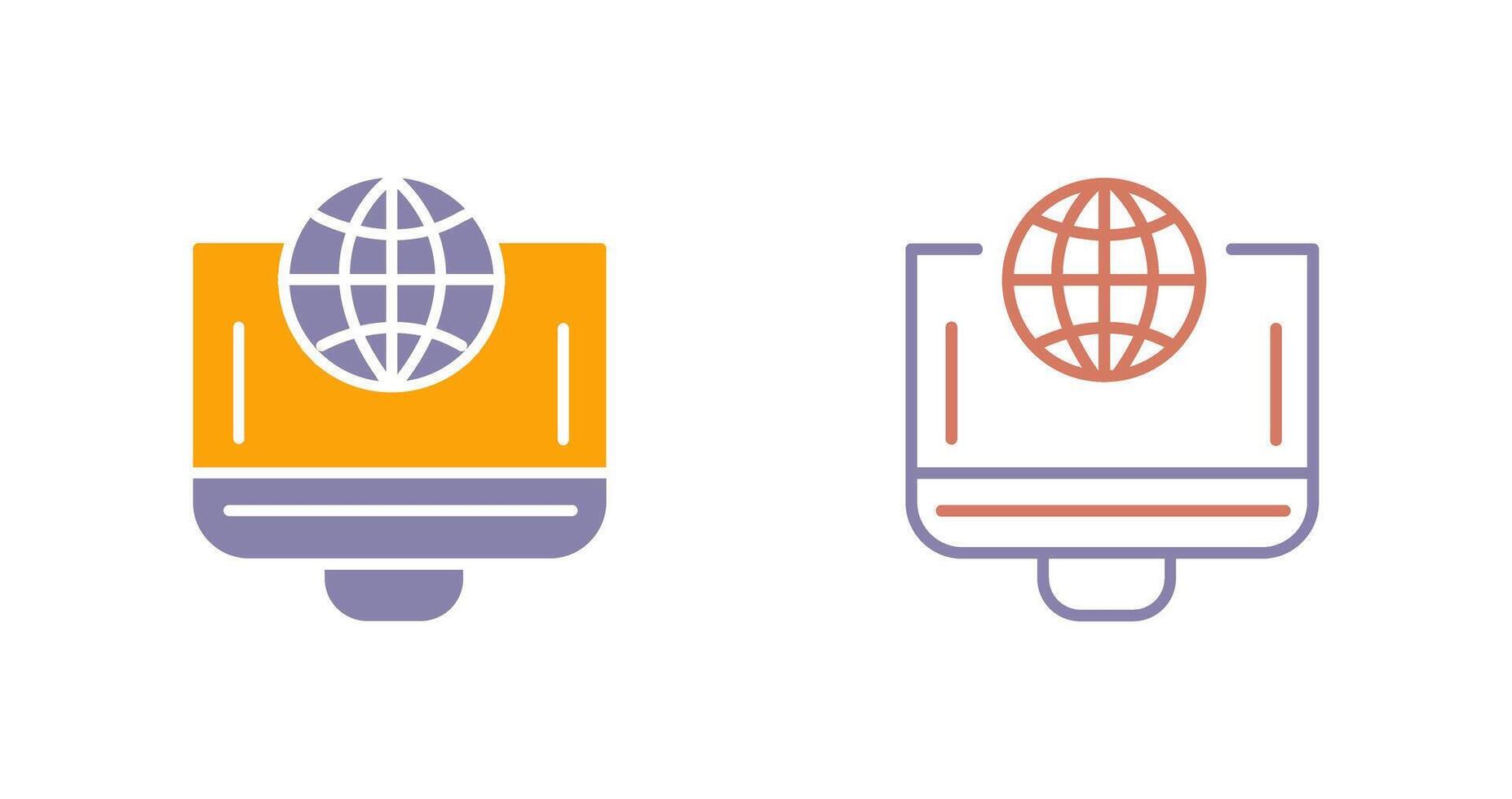 Globe Icon Design vector