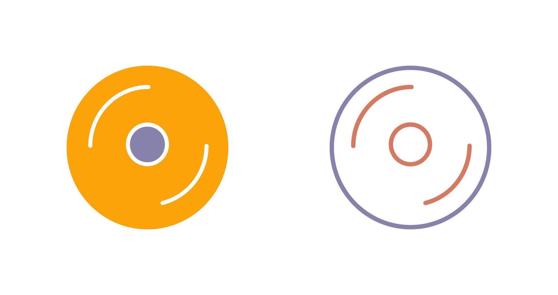 CD Icon Design vector