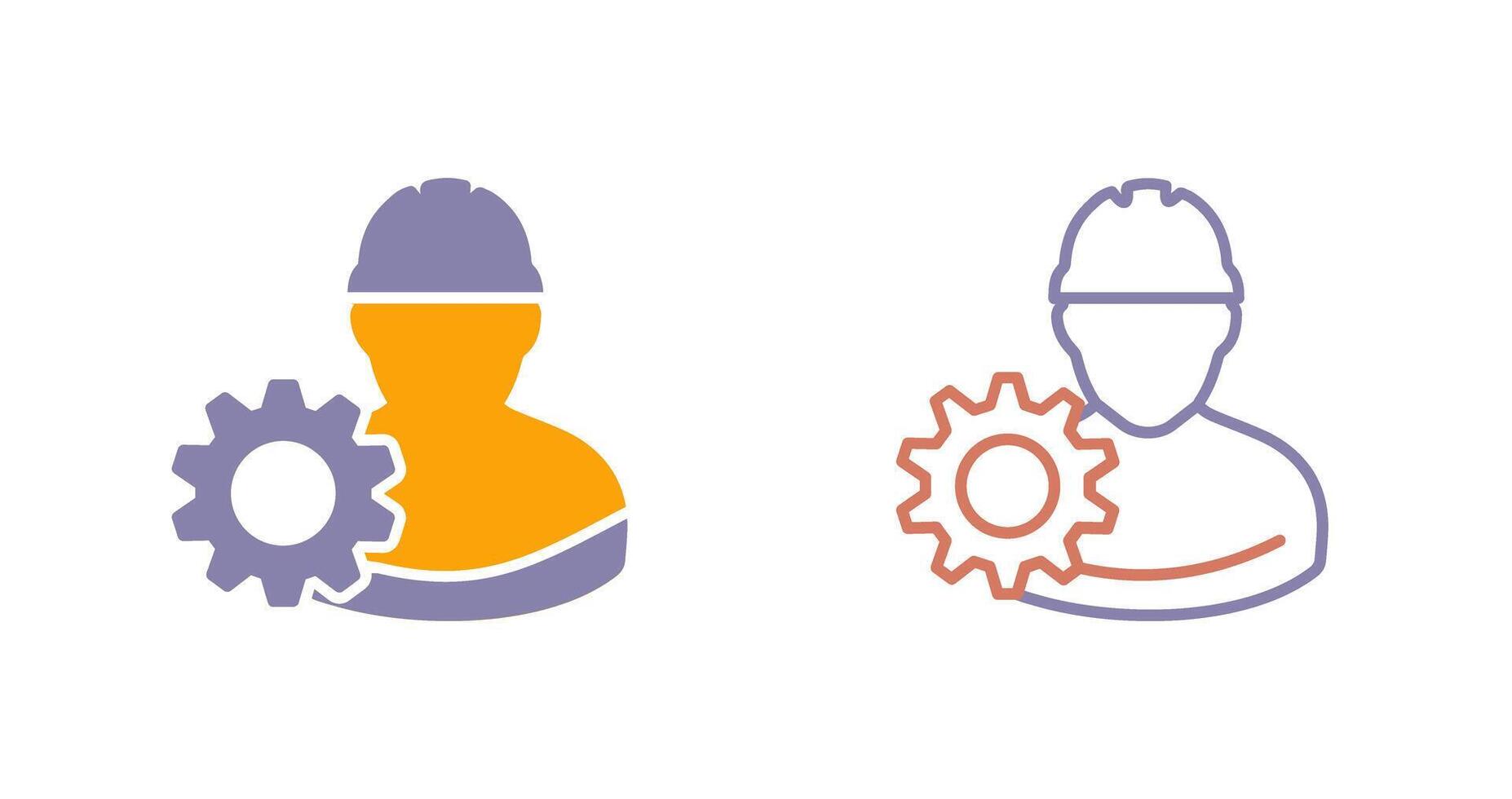 Engineer Icon Design vector