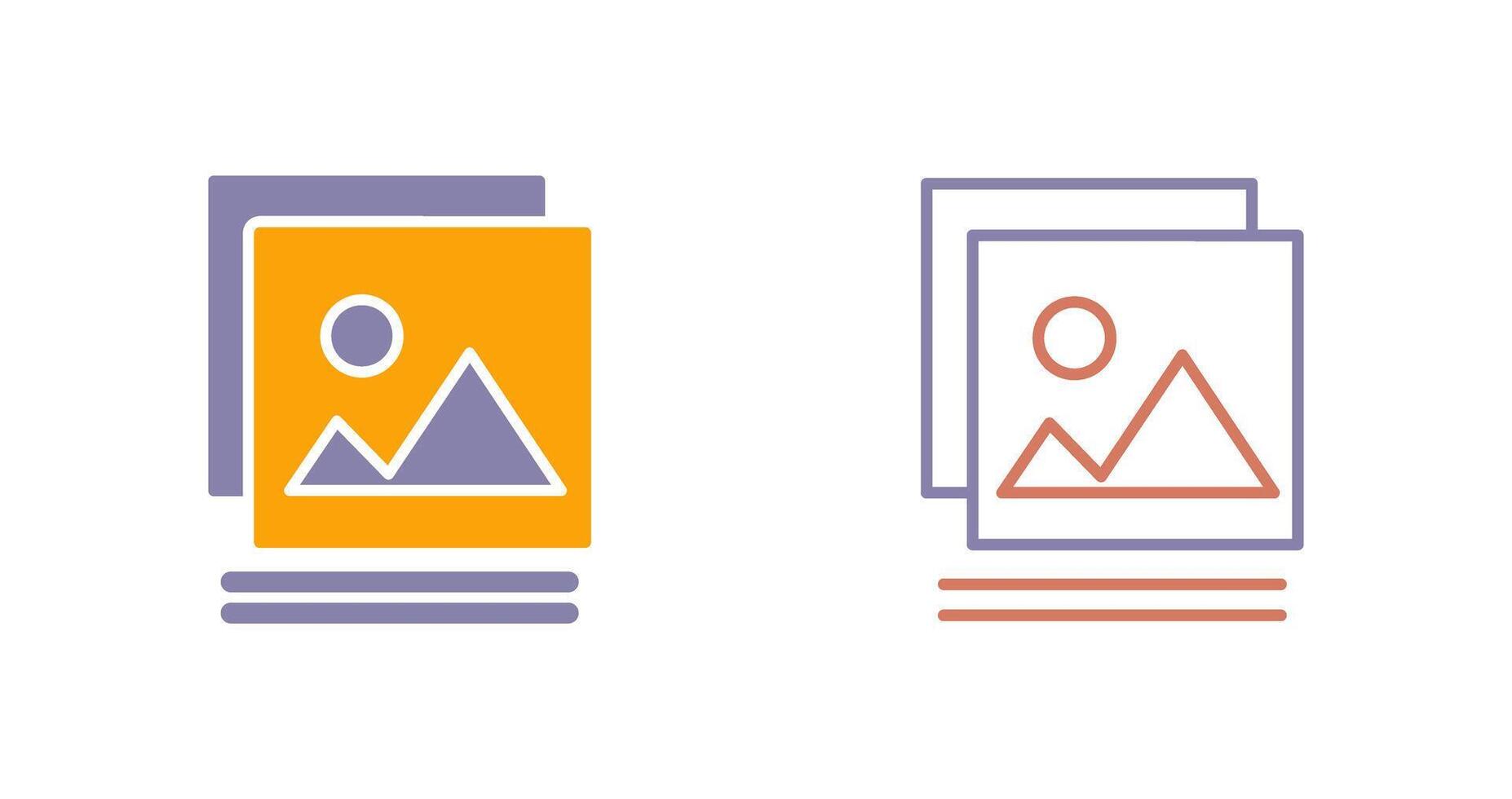 Gallery Icon Design vector