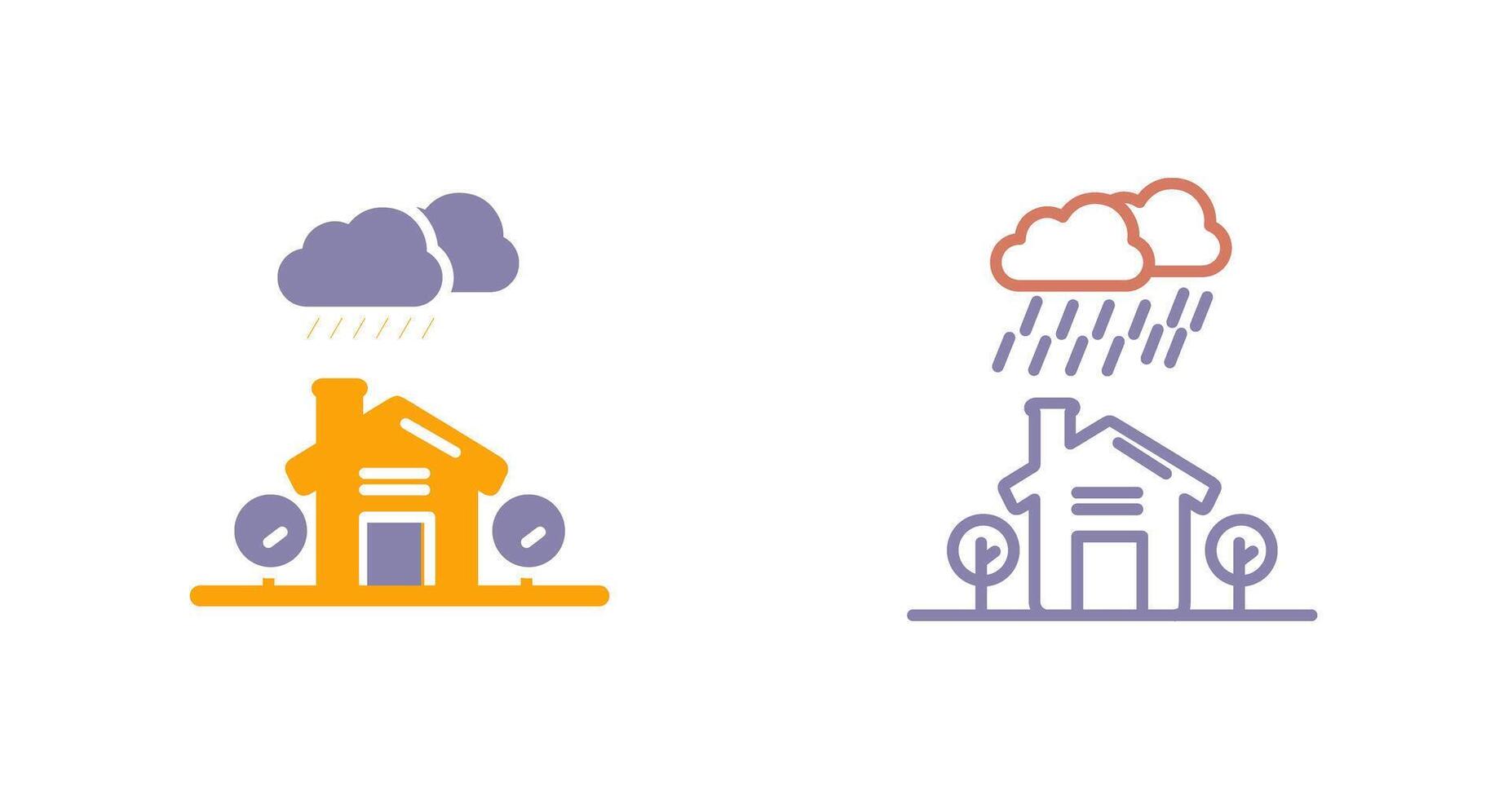 Rain Icon Design vector
