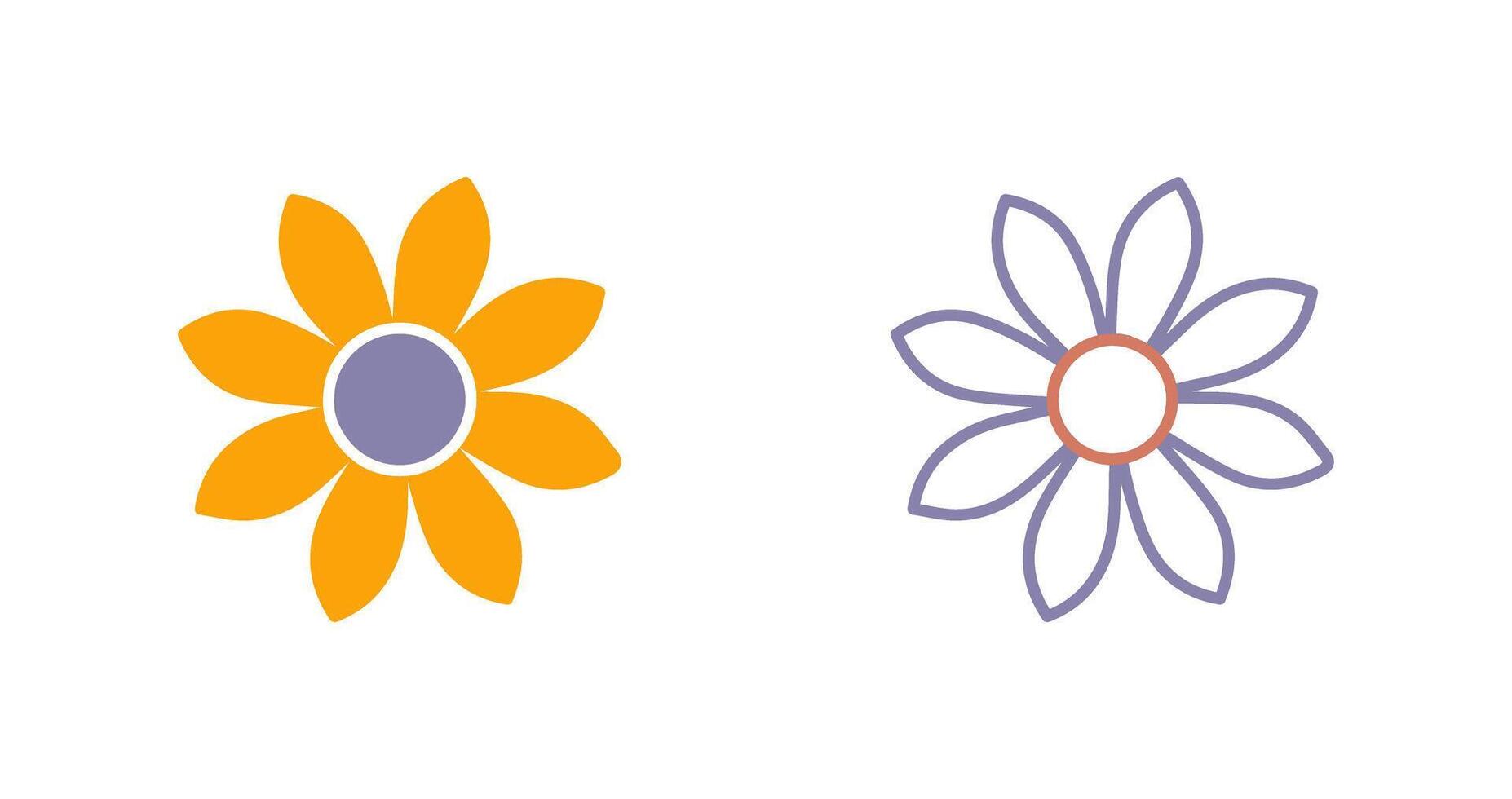 Floral Icon Design vector