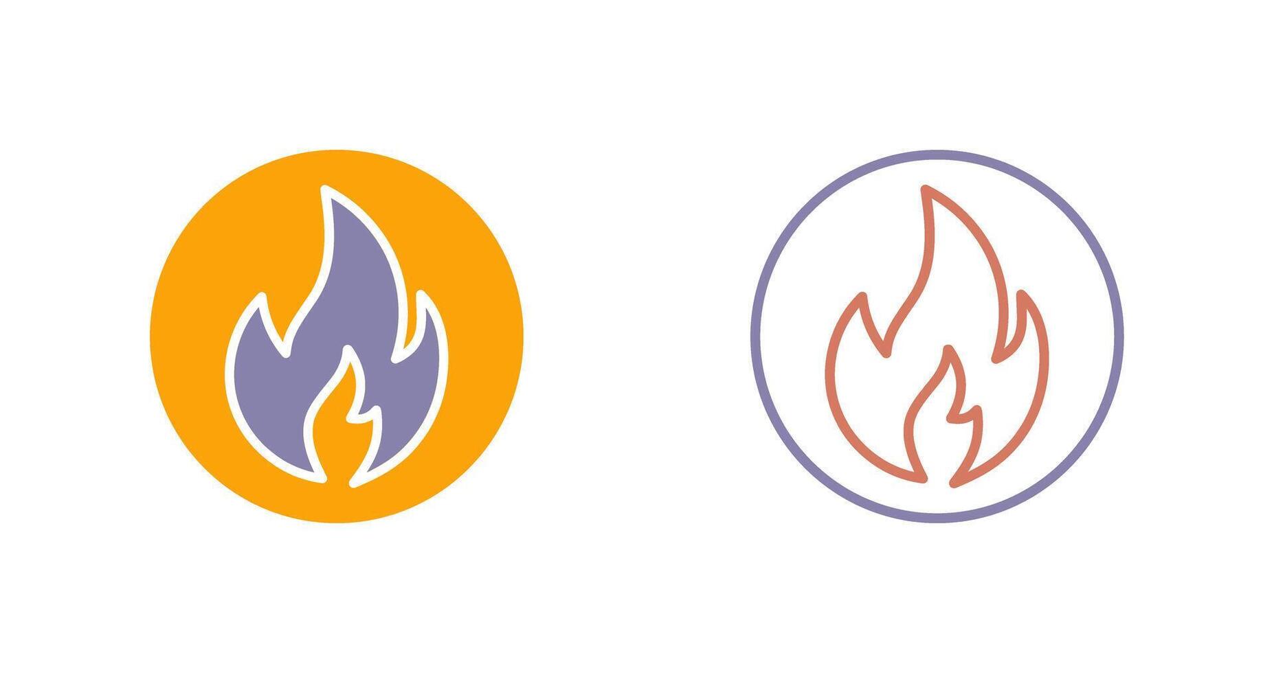 Fire Icon Design vector