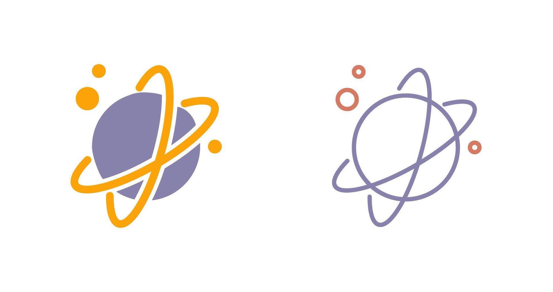 Planet Icon Design vector