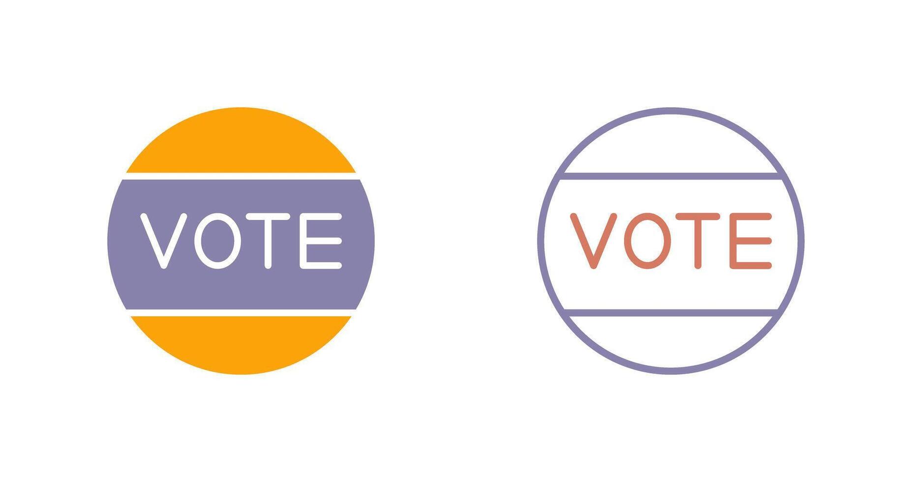 Vote Icon Design vector