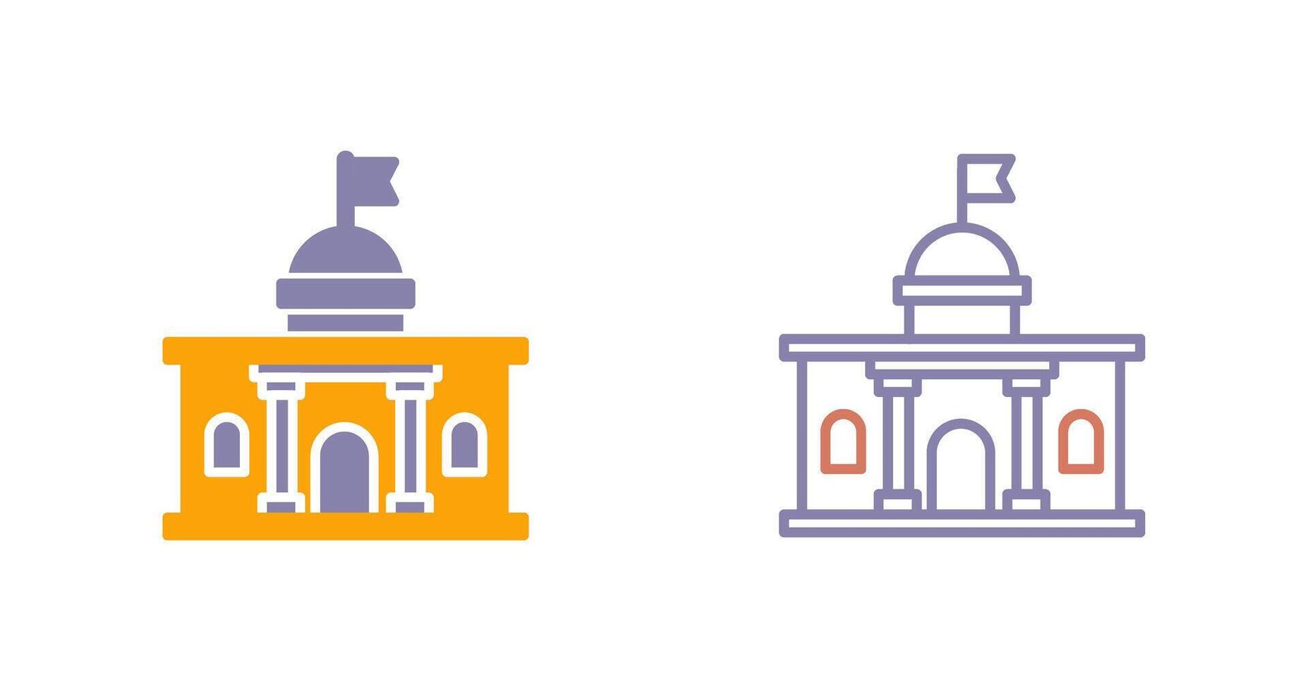 Parliament Icon Design vector