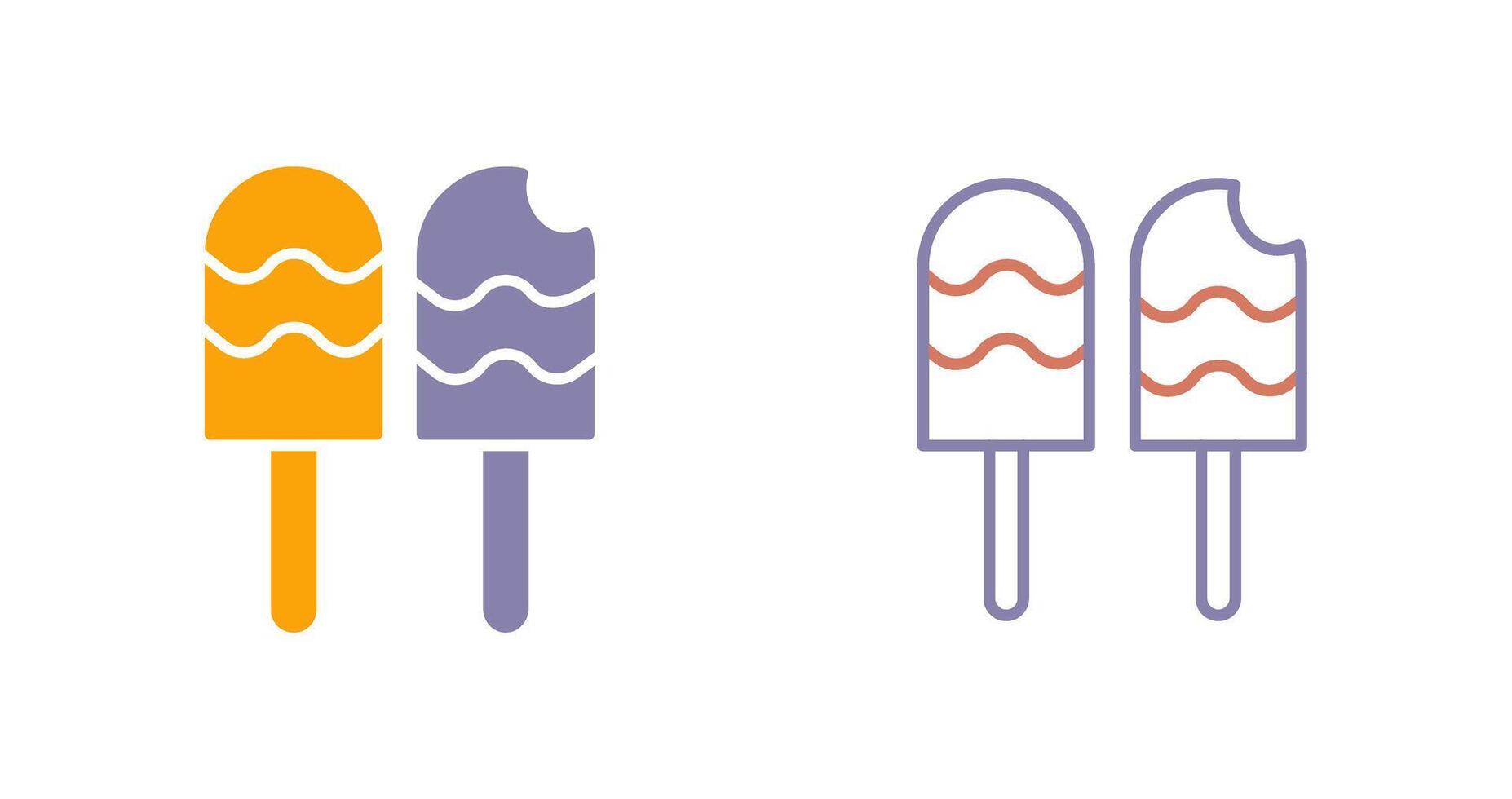 paleta de hielo icono diseño vector