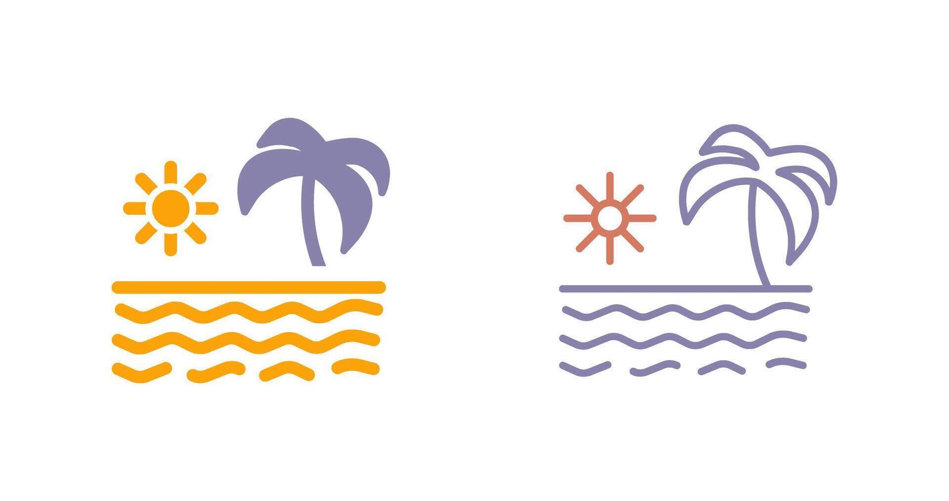 Summer Icon Design vector