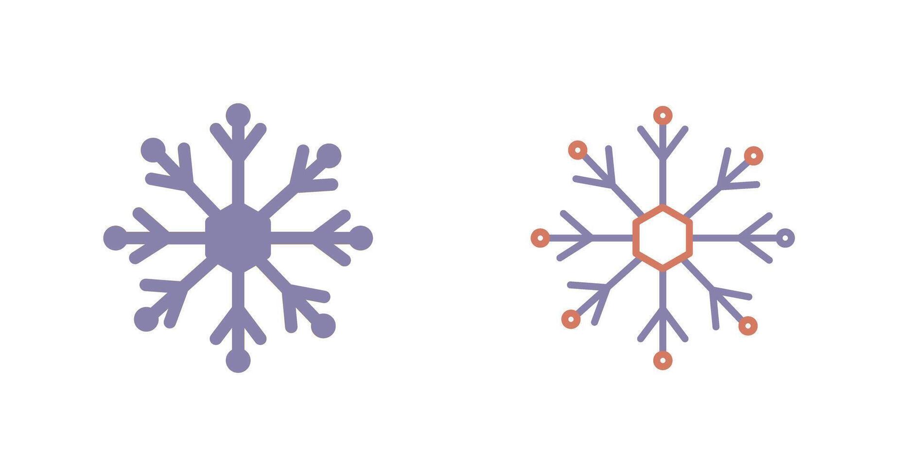 Snowflake Icon Design vector