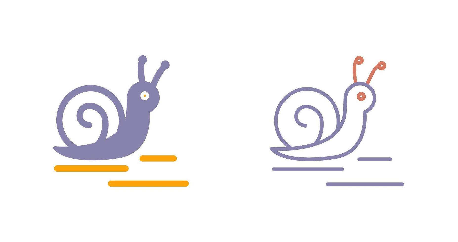 Snail Icon Design vector